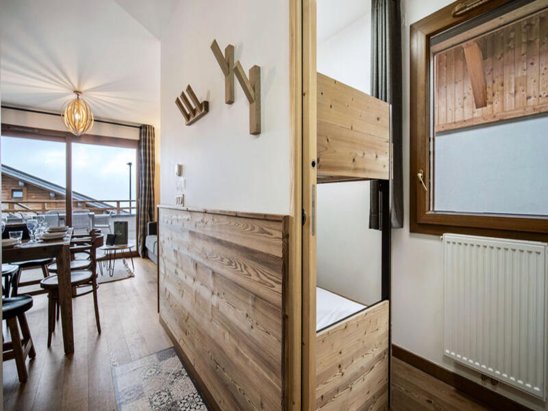 Résidence L'Altarena: Alpenappartement met Mont Blanc-uizicht in Hauteluce - foto 8