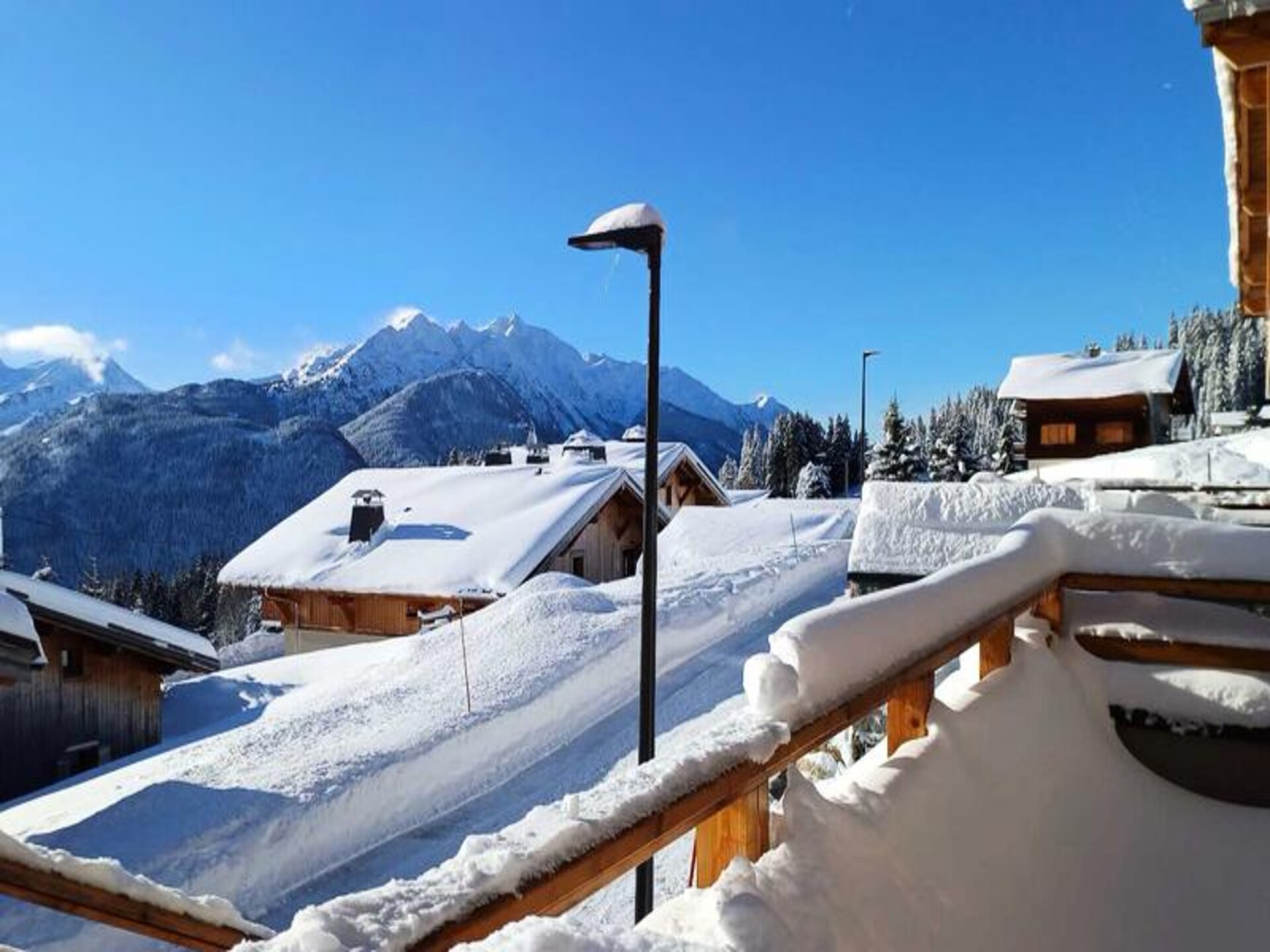 Résidence L'Altarena: Alpenappartement met Mont Blanc-uizicht in Hauteluce - foto 11
