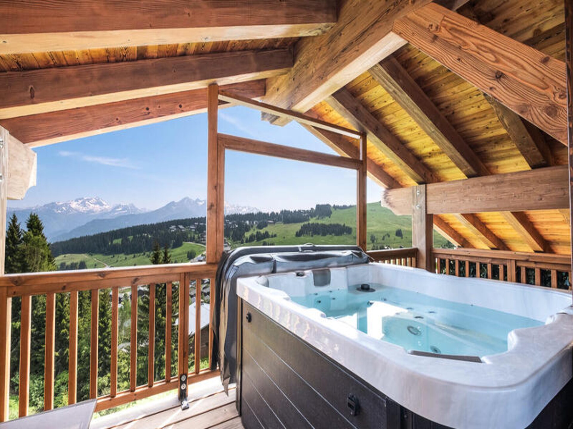 Luxe chaletappartement met sauna, jacuzzi en ski-in/ski-out in Les Saisies - foto 12