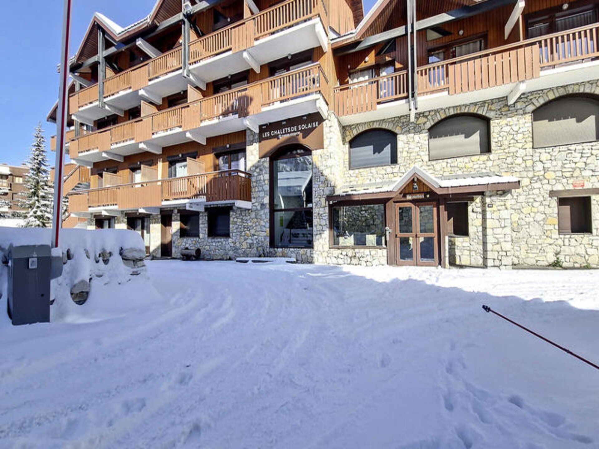 Zonnig studio-appartement op de eerste verdieping met balkon in Val d'Isère - foto 1