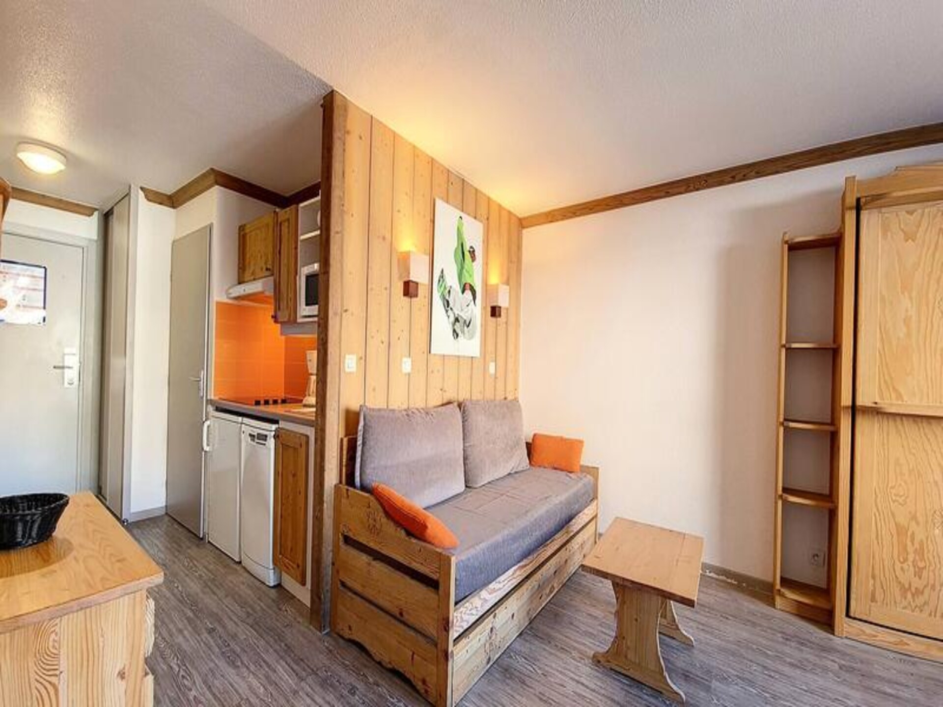 Zonnig studio-appartement op de eerste verdieping met balkon in Val d'Isère - foto 4