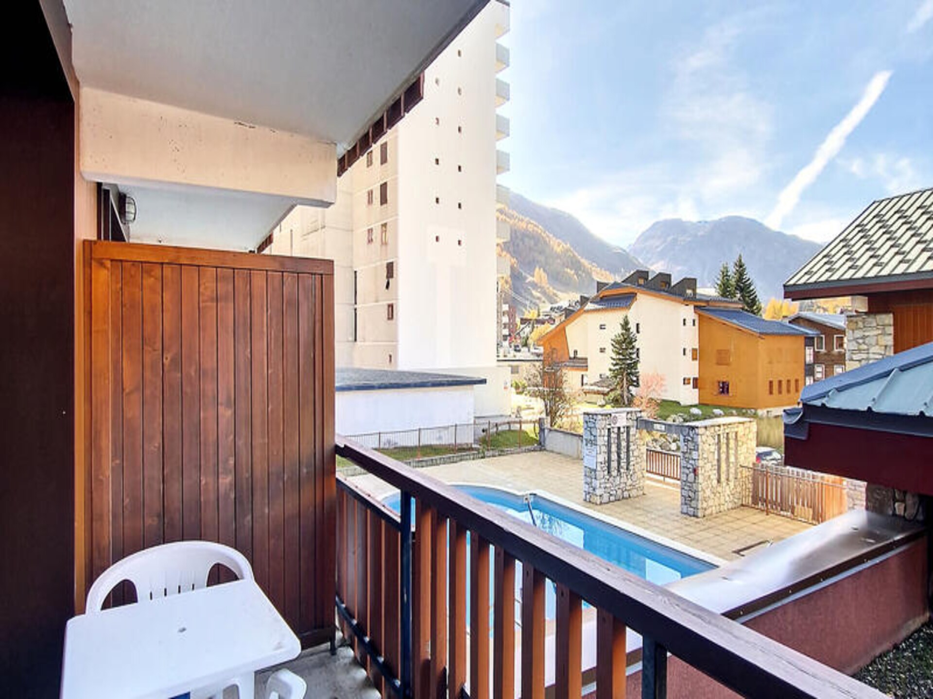 Zonnig studio-appartement op de eerste verdieping met balkon in Val d'Isère - foto 13