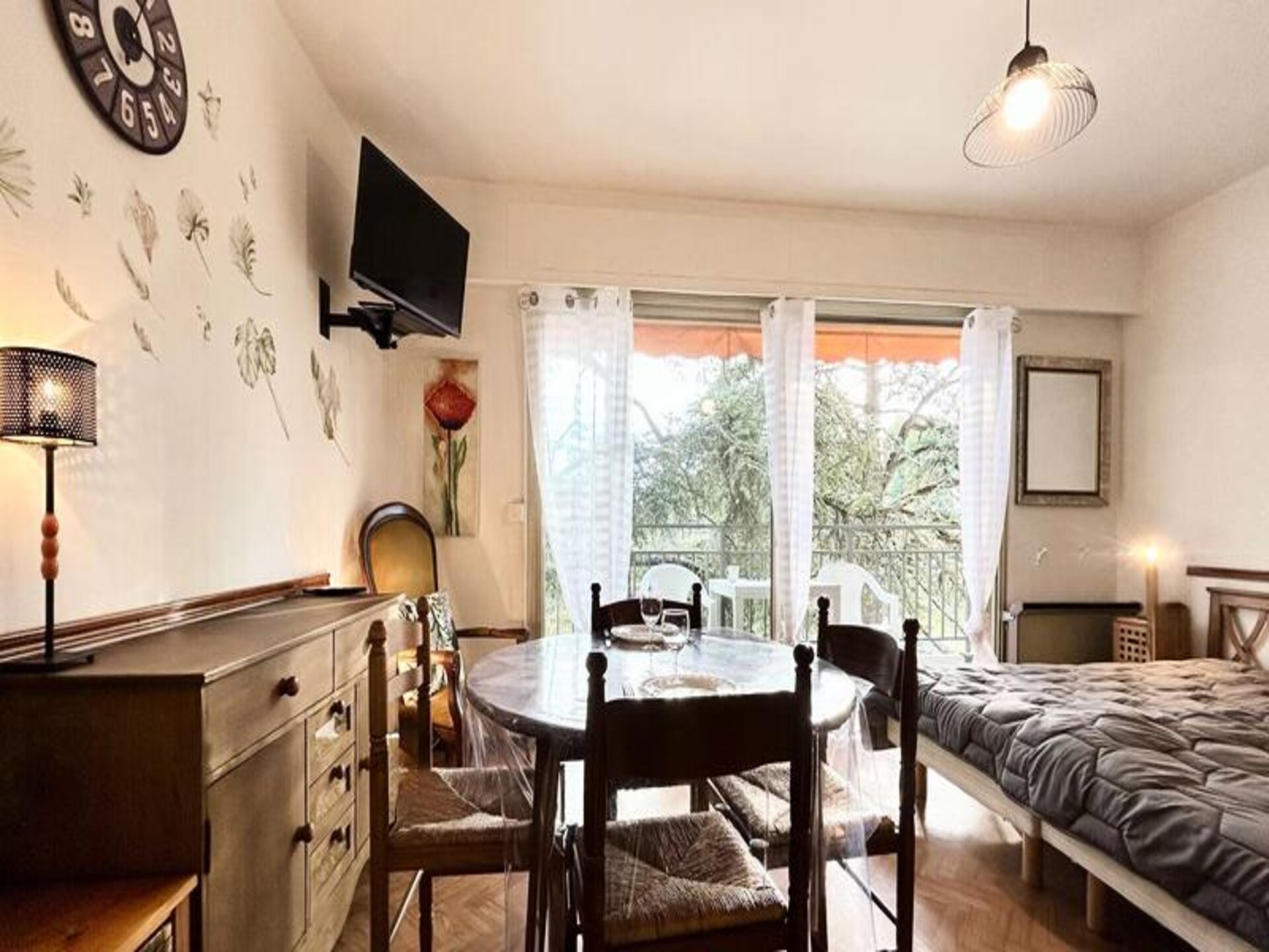 Knusse studio met balkon op zuiden, vlakbij thermen Gréoux-les-Bains - foto 14