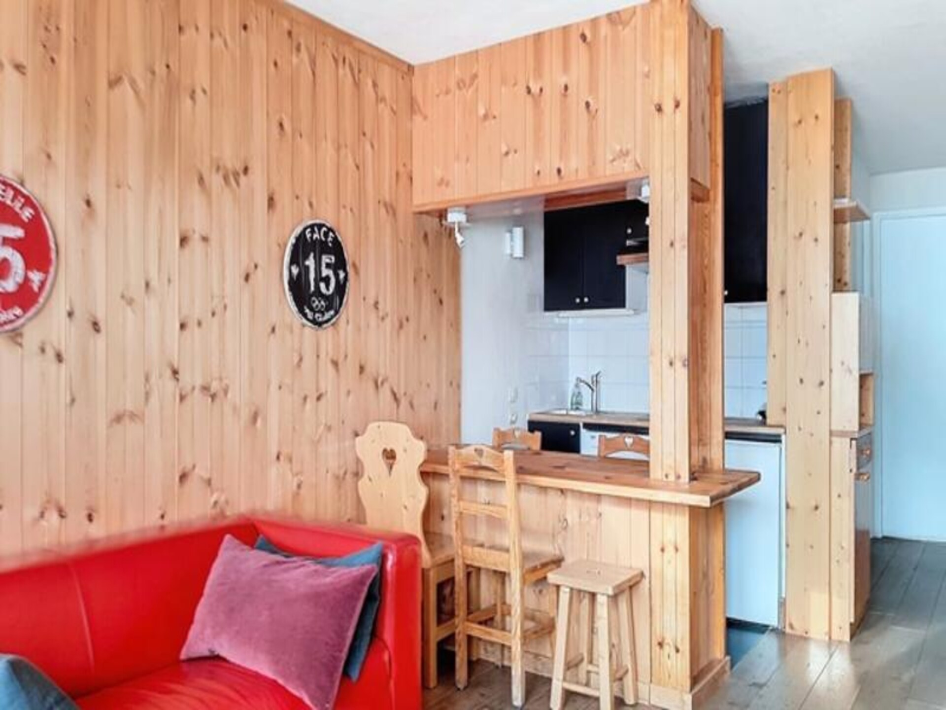 Licht appartement met ski-in/ski-out in Val d'Isère - foto 2