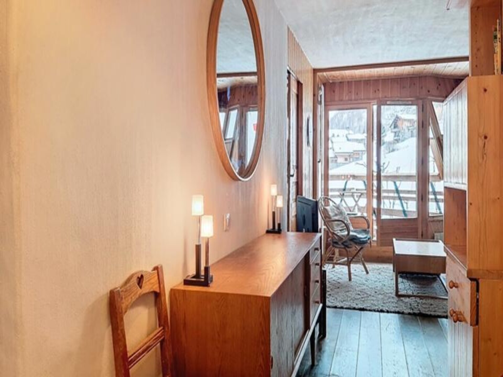 Licht appartement met ski-in/ski-out in Val d'Isère - foto 8