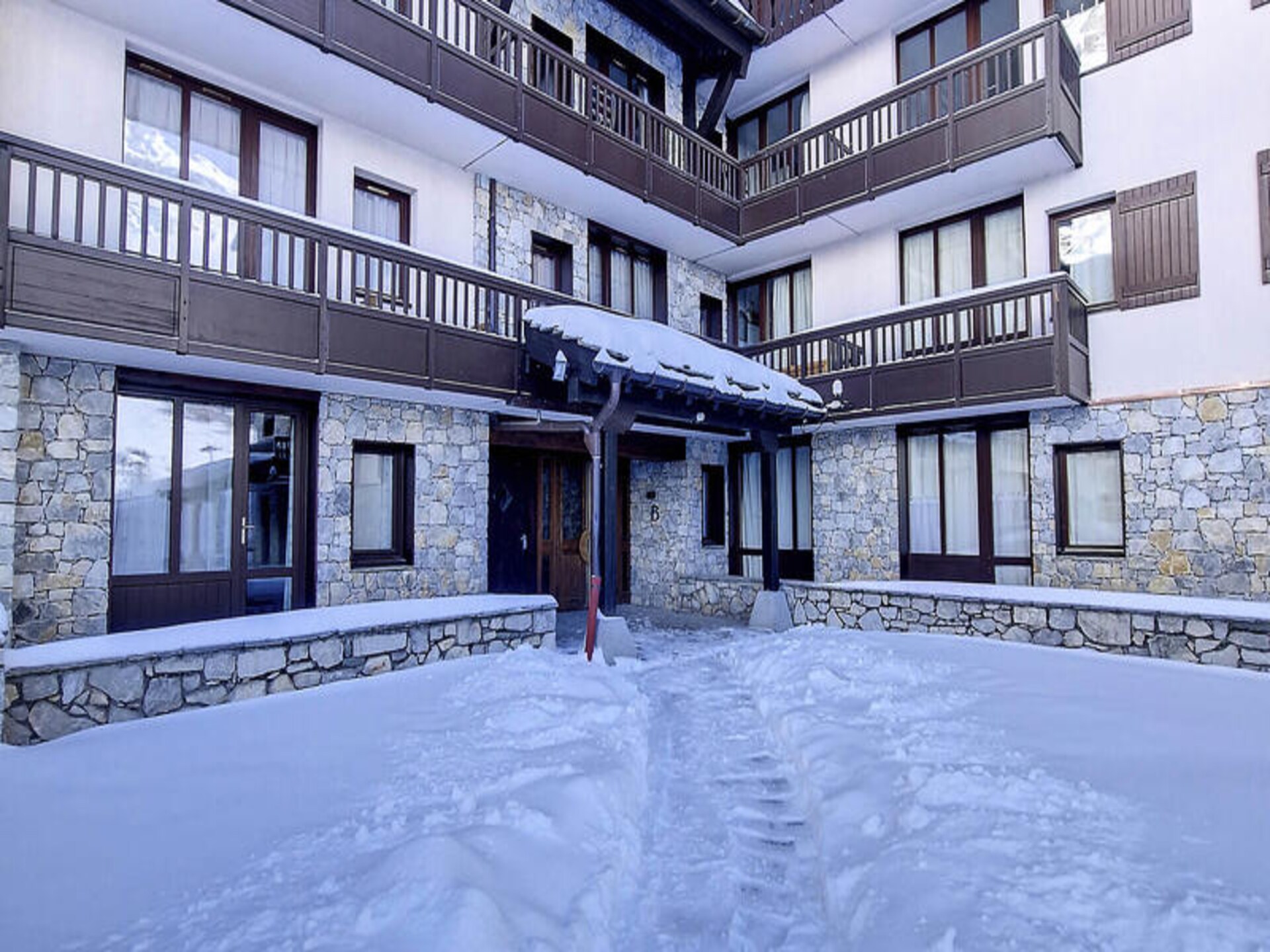 Knusse studio aan de piste in Val d'Isère voor 4 personen - foto 4