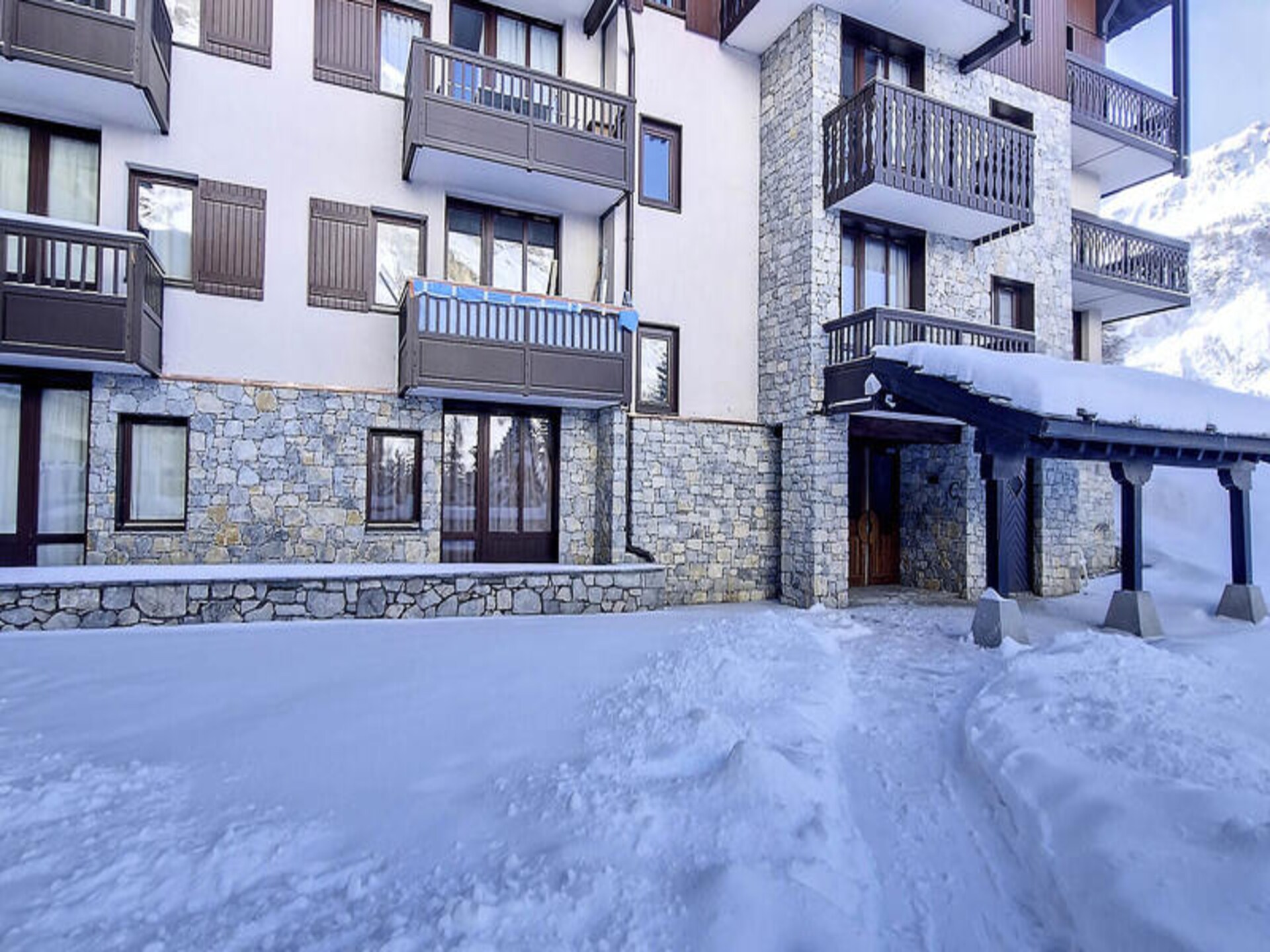 Knusse studio aan de piste in Val d'Isère voor 4 personen - foto 5