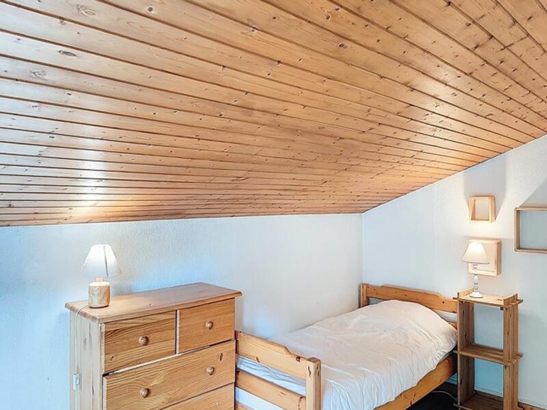 Knusse mezzaninestudio in Val d'Isère met balkon en bergzicht - foto 8