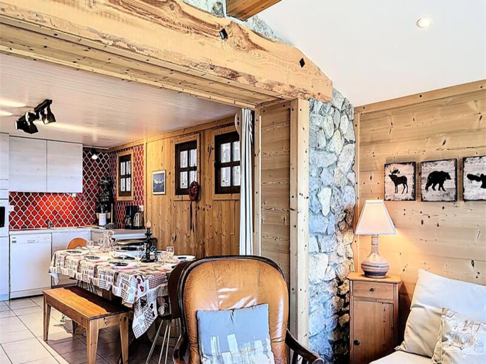 Authentiek appartement voor 8 aan de piste in La Toussuire - foto 9