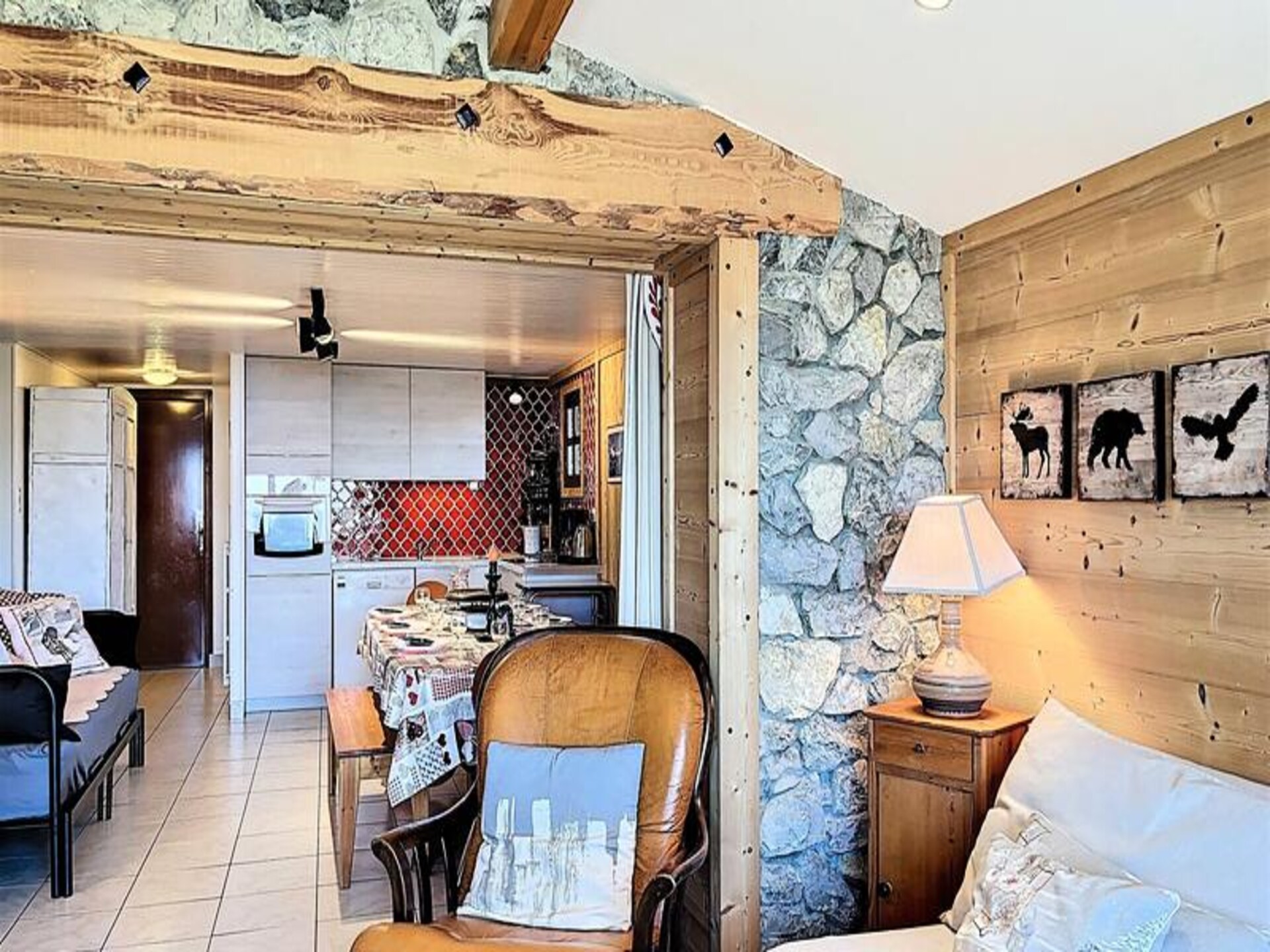 Authentiek appartement voor 8 aan de piste in La Toussuire - foto 10