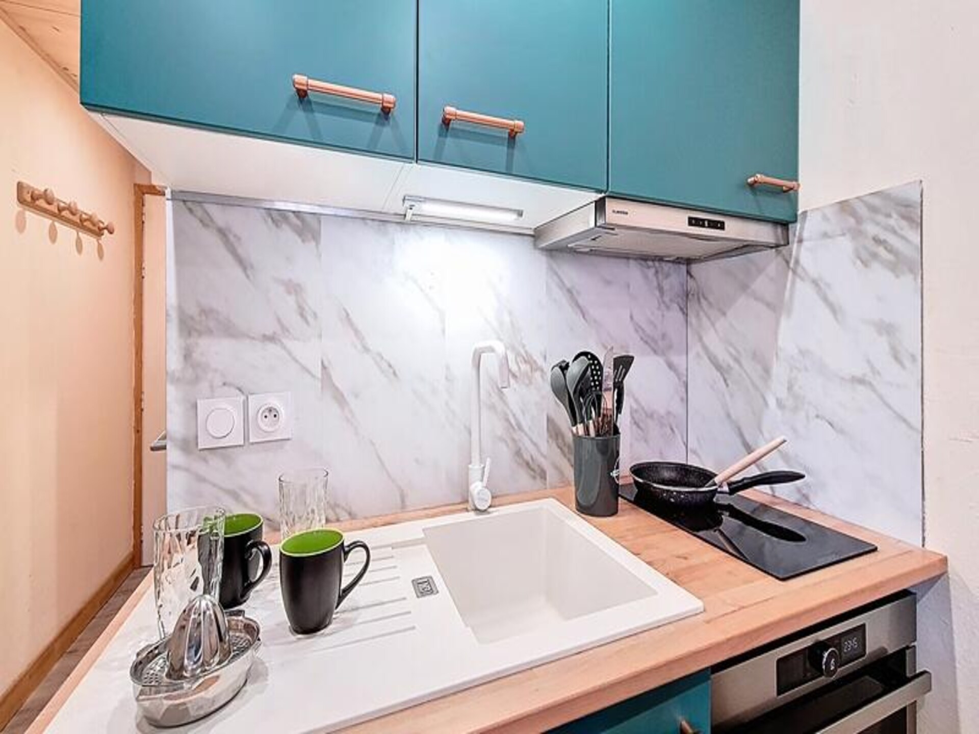 Studio aan de piste in Les Belleville met balkon op het zuiden - foto 8