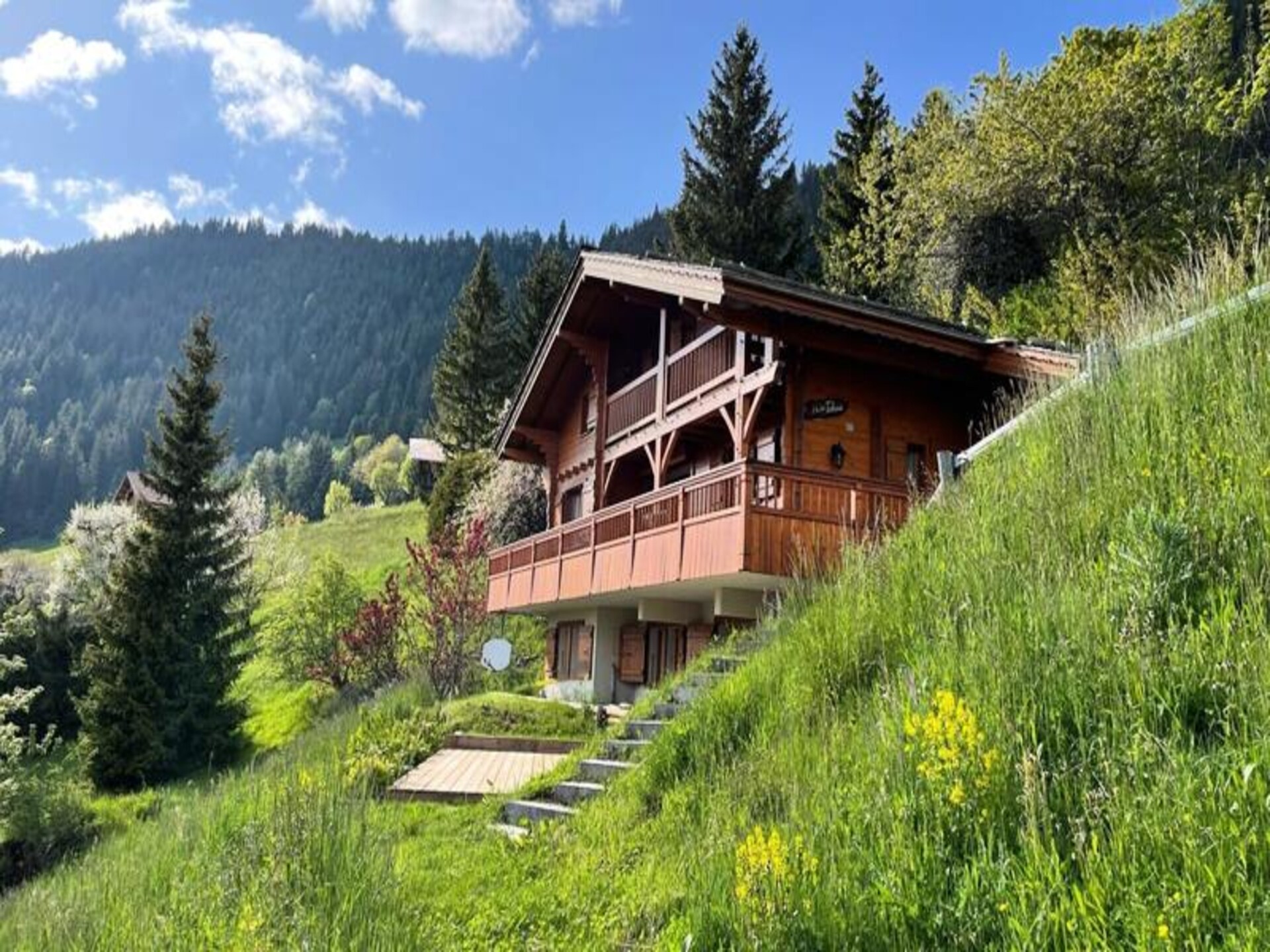 Chalet Tekoa in Manigod: 8 pers., 5 min. van de piste & sauna - foto 9