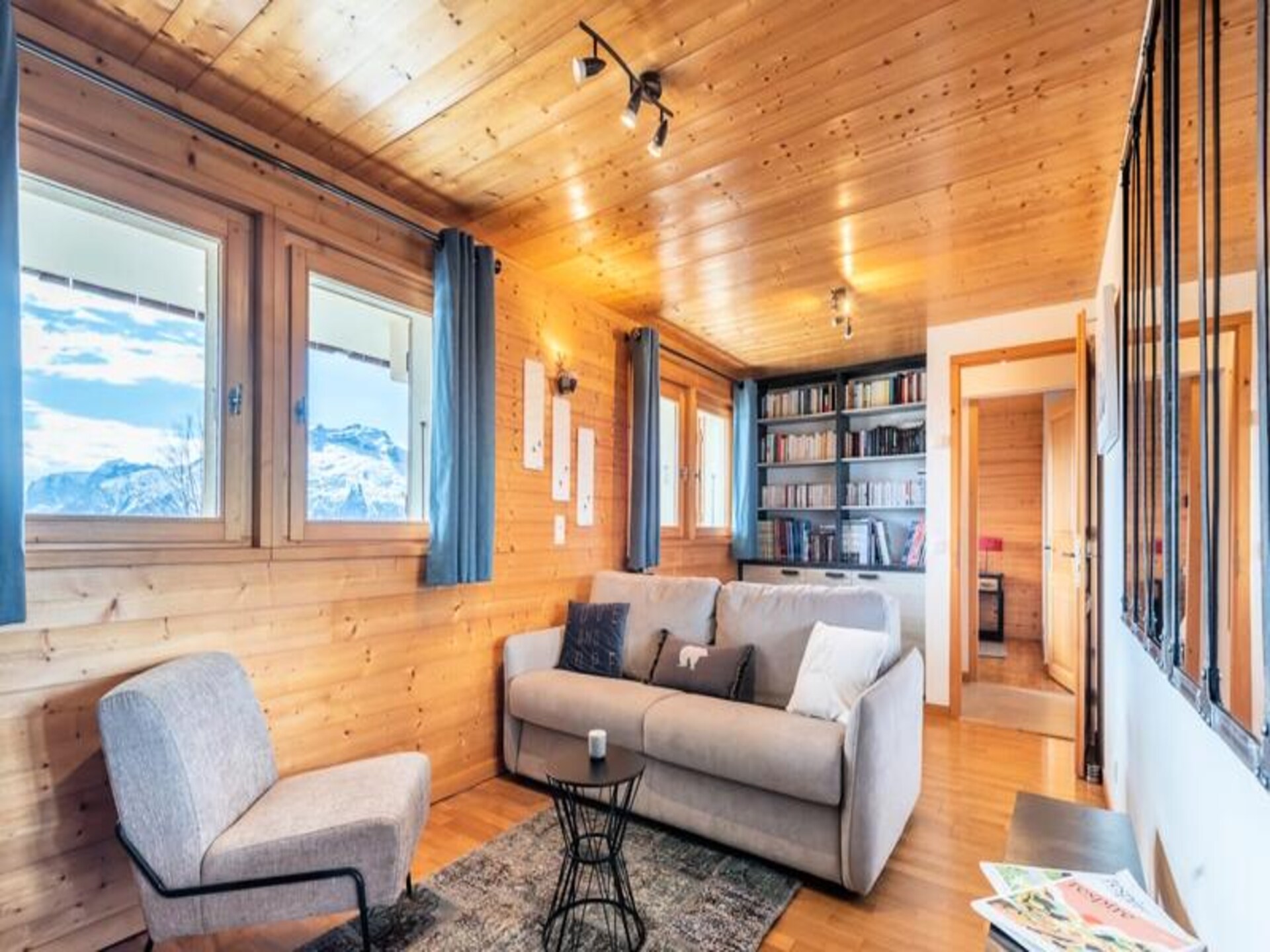 Chalet Tekoa in Manigod: 8 pers., 5 min. van de piste & sauna - foto 11