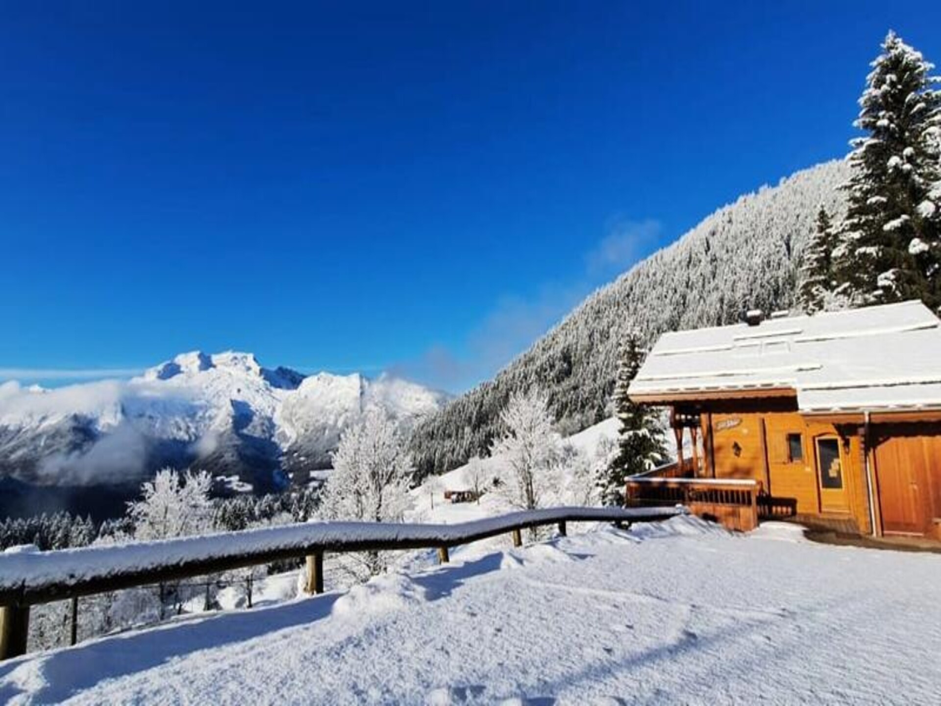 Chalet Tekoa in Manigod: 8 pers., 5 min. van de piste & sauna - foto 13