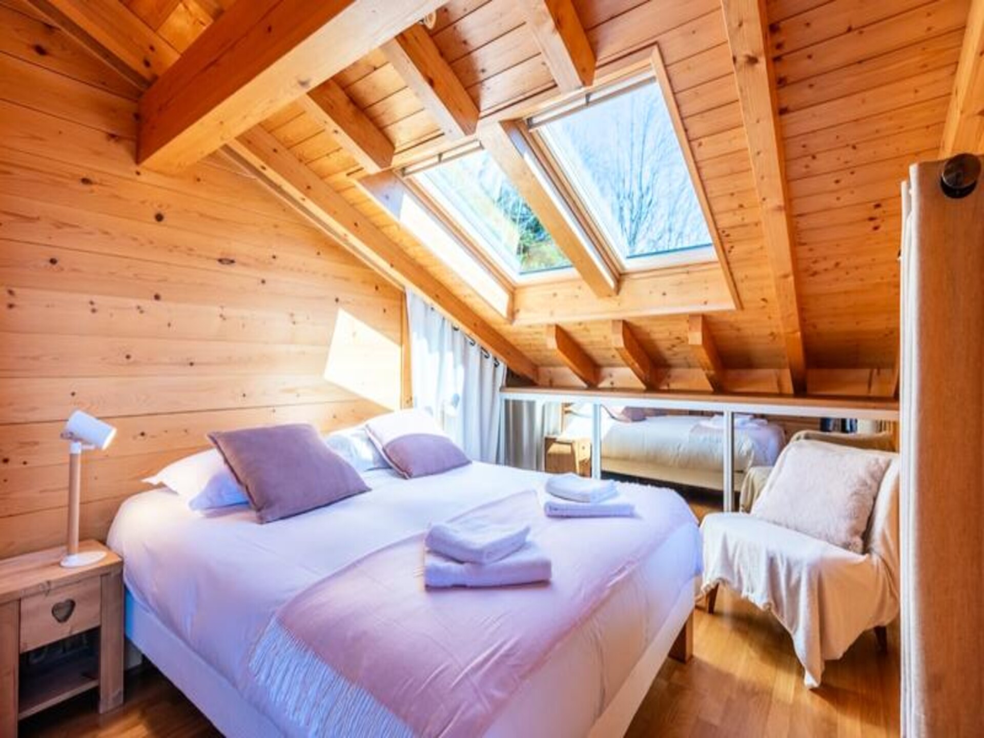 Chalet Tekoa in Manigod: 8 pers., 5 min. van de piste & sauna - foto 14