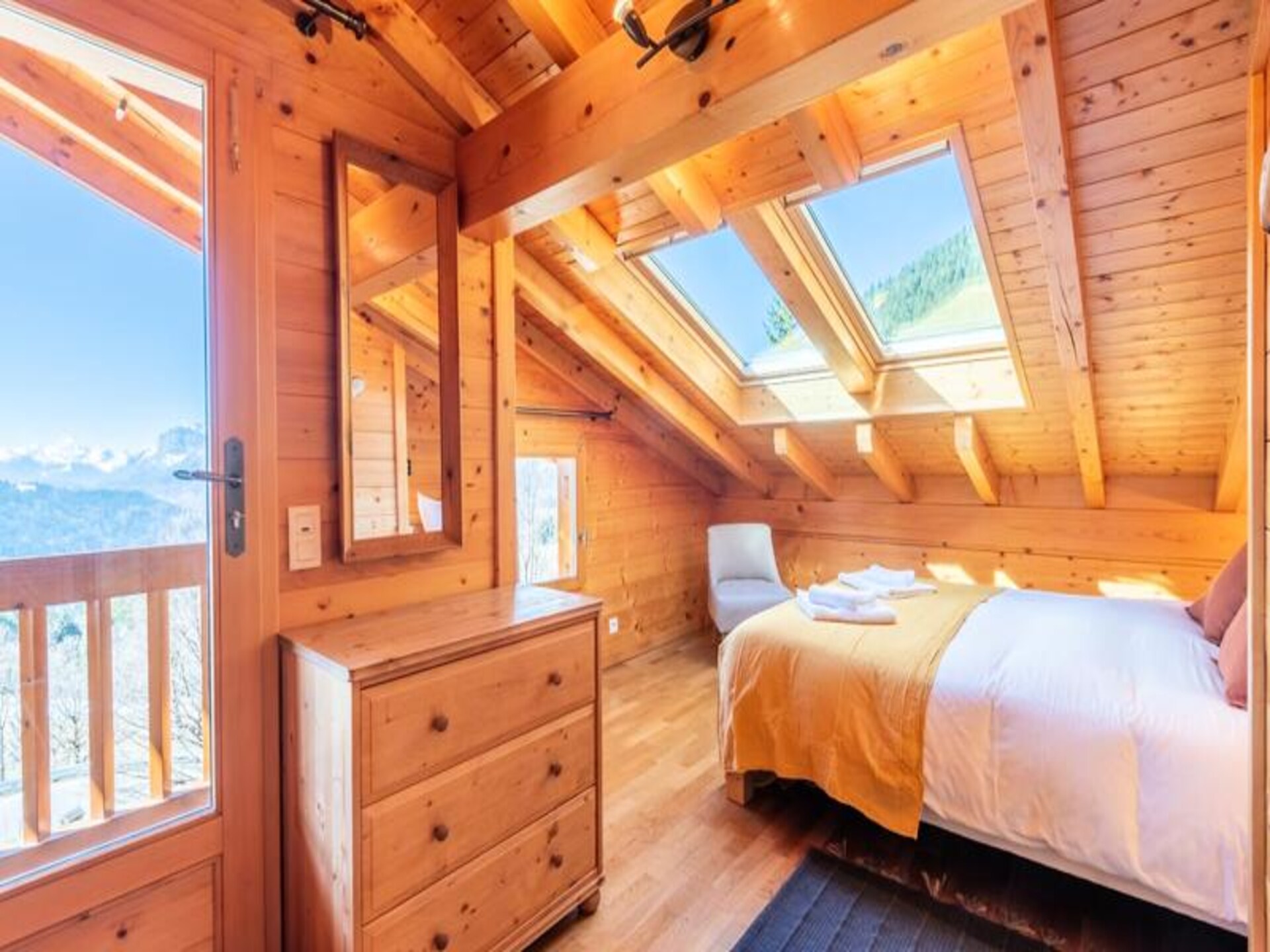 Chalet Tekoa in Manigod: 8 pers., 5 min. van de piste & sauna - foto 21