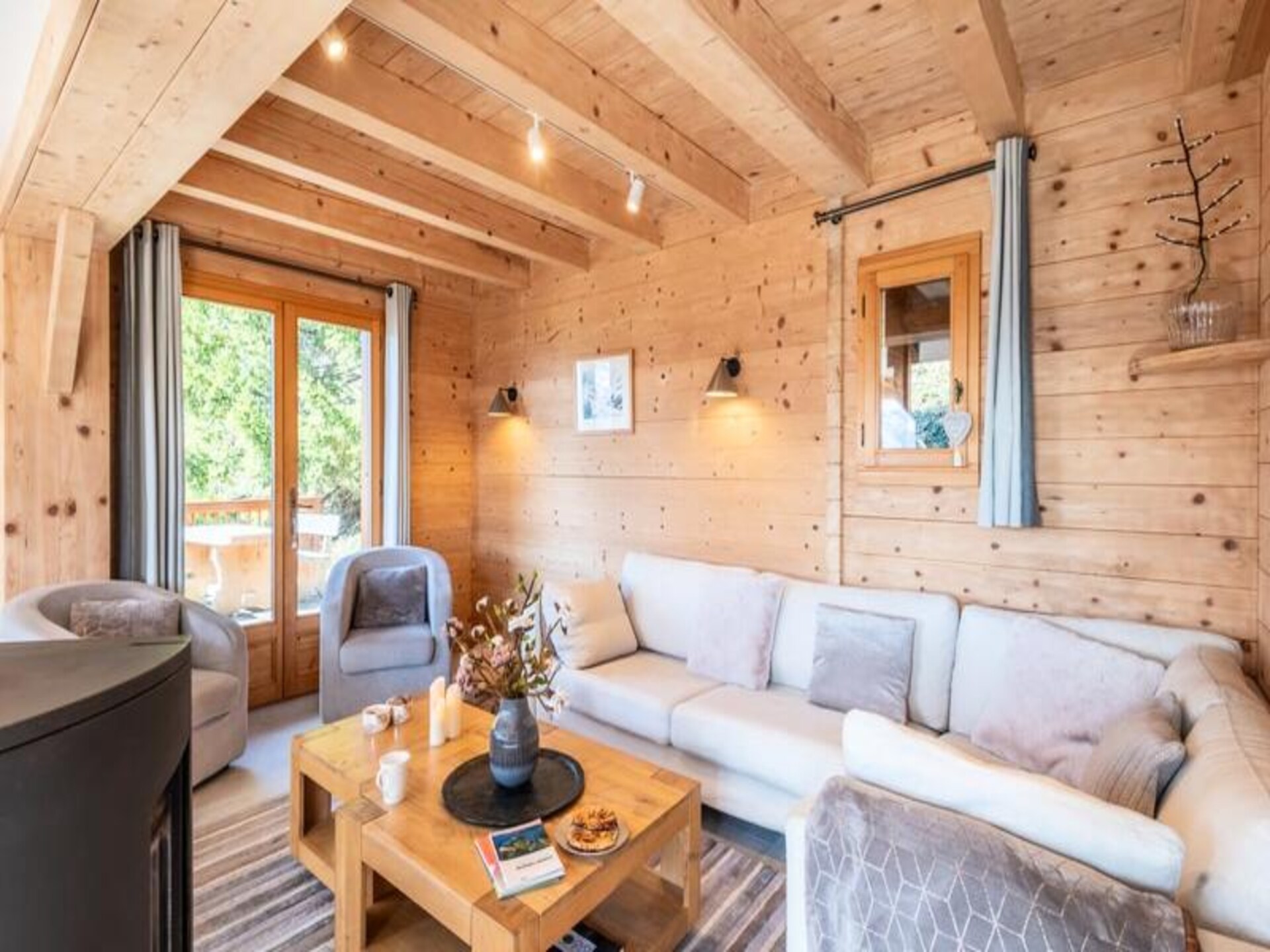 Chalet Tekoa in Manigod: 8 pers., 5 min. van de piste & sauna - foto 34