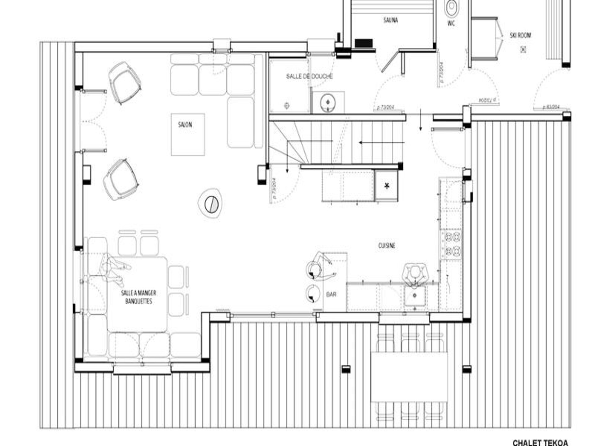 Chalet Tekoa in Manigod: 8 pers., 5 min. van de piste & sauna - foto 35