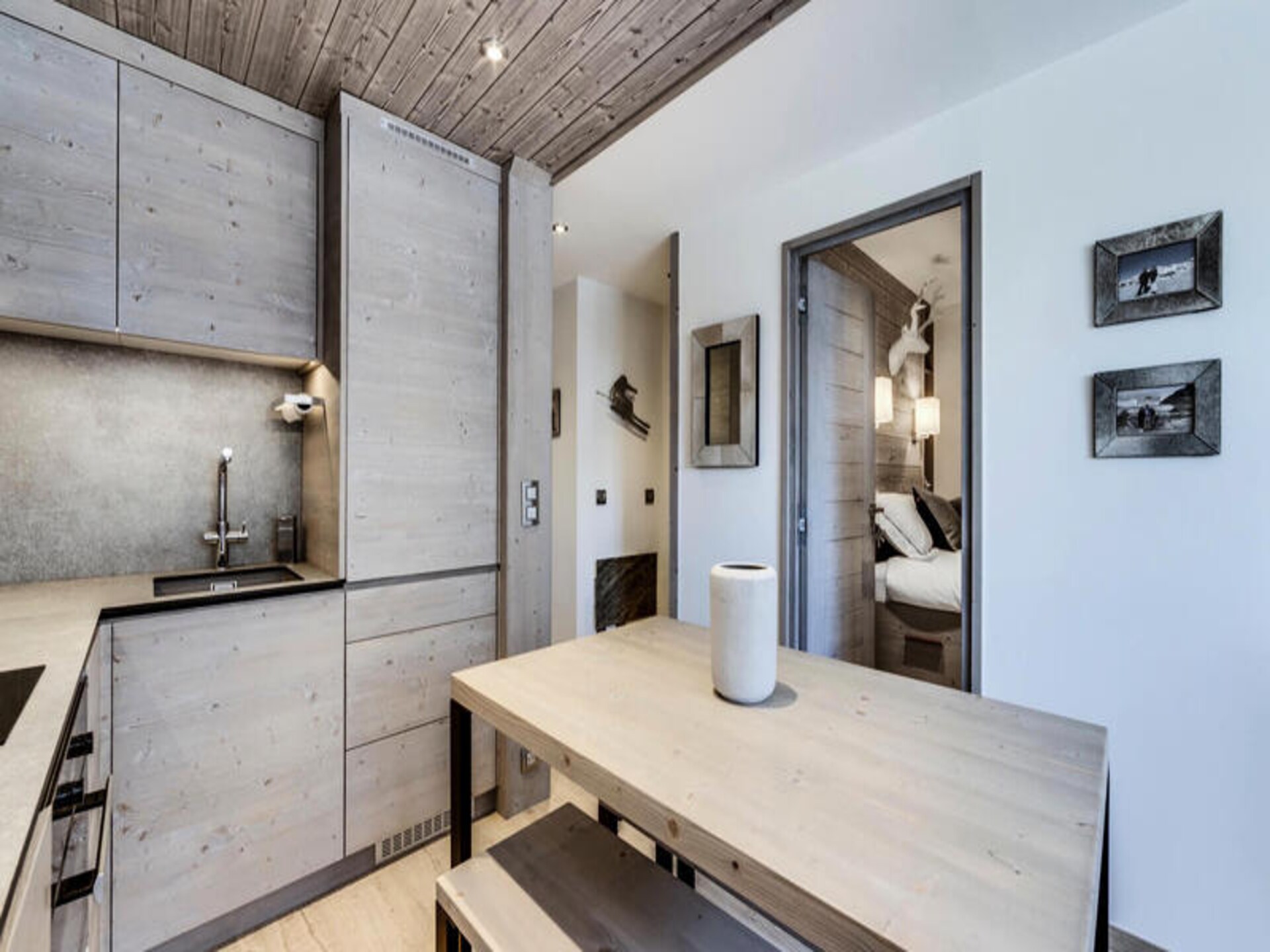 Authentiek appartement op de piste in Val d'Isère Village voor 4 personen - foto 7