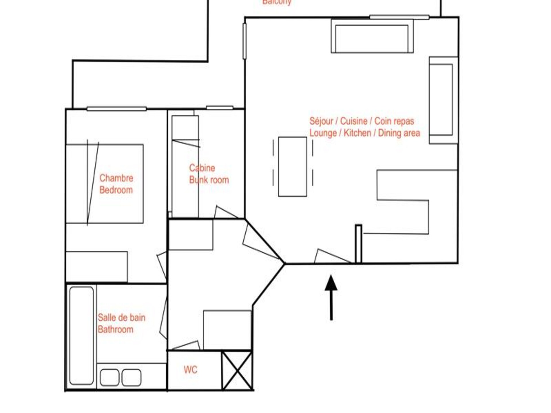 Appartement aan de piste in Val d'Isère met uitzicht op de Bellevarde - foto 13