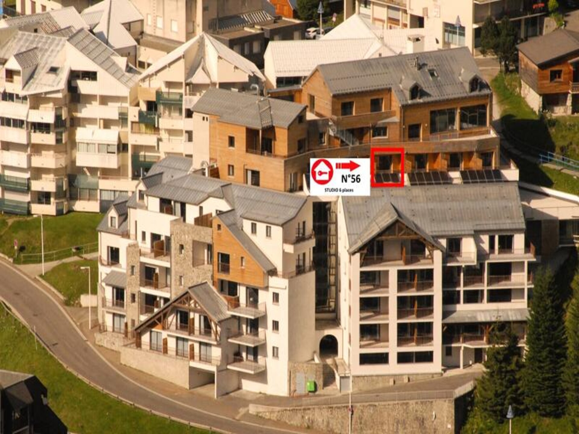 Studio-appartement op de 5e verdieping met zwembad en uitzicht op de pistes - foto 4
