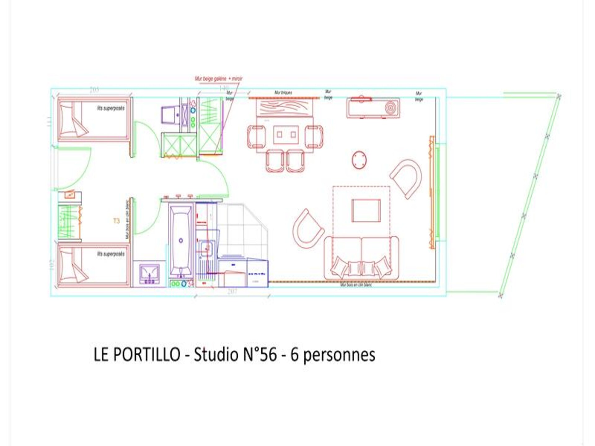 Studio-appartement op de 5e verdieping met zwembad en uitzicht op de pistes - foto 9