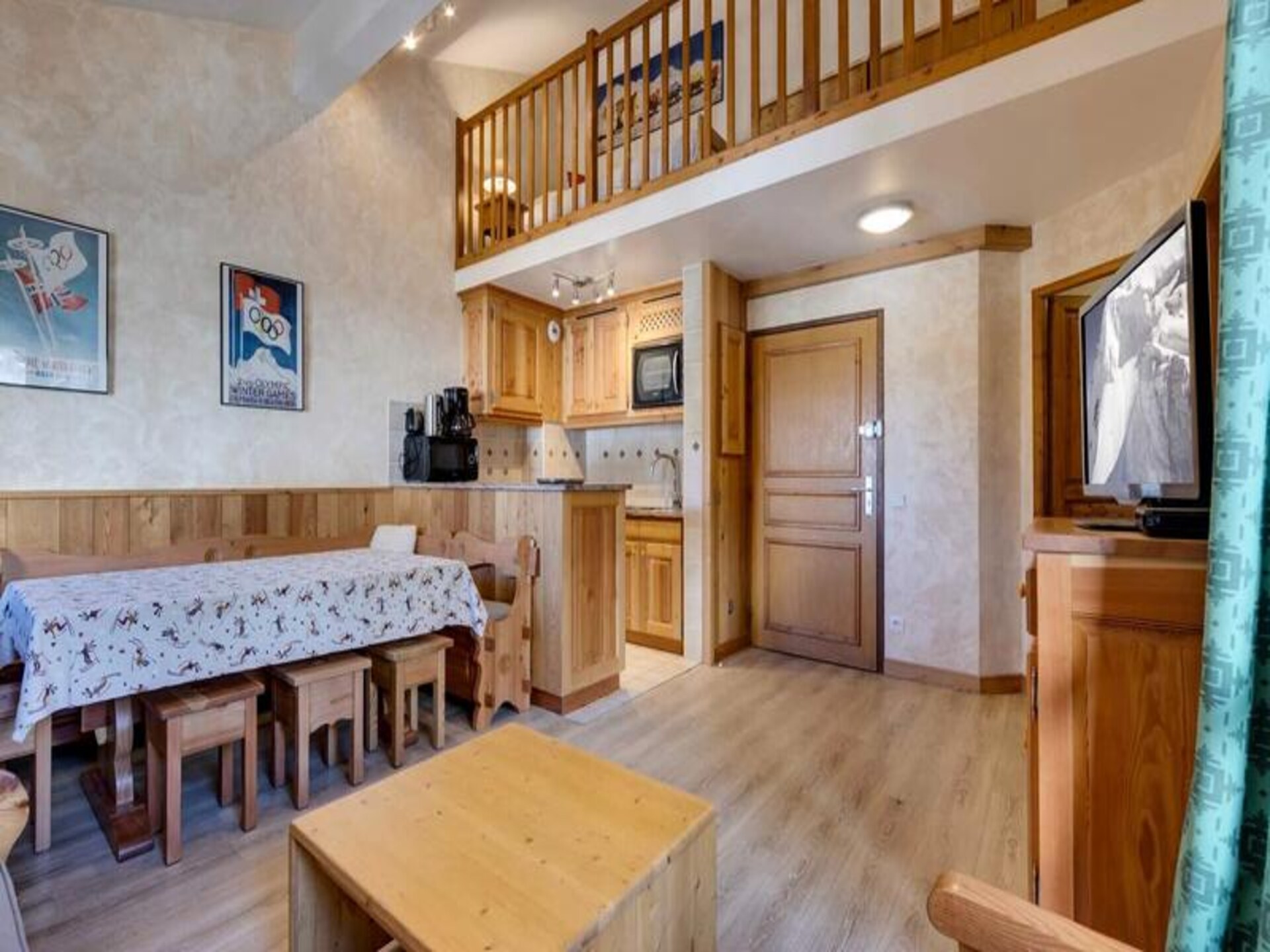 Duplexappartement direct aan de piste in Val d'Isère voor 8 personen - foto 4