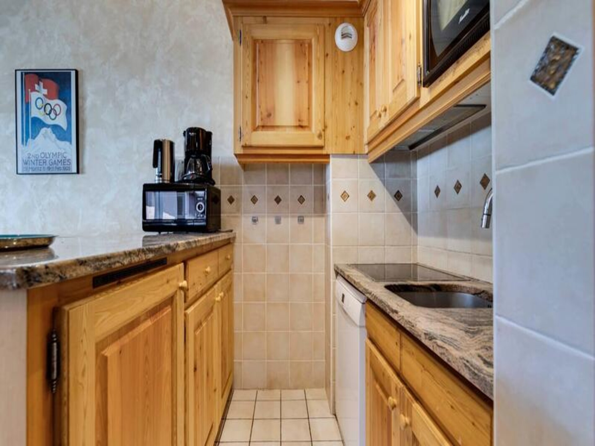 Duplexappartement direct aan de piste in Val d'Isère voor 8 personen - foto 7