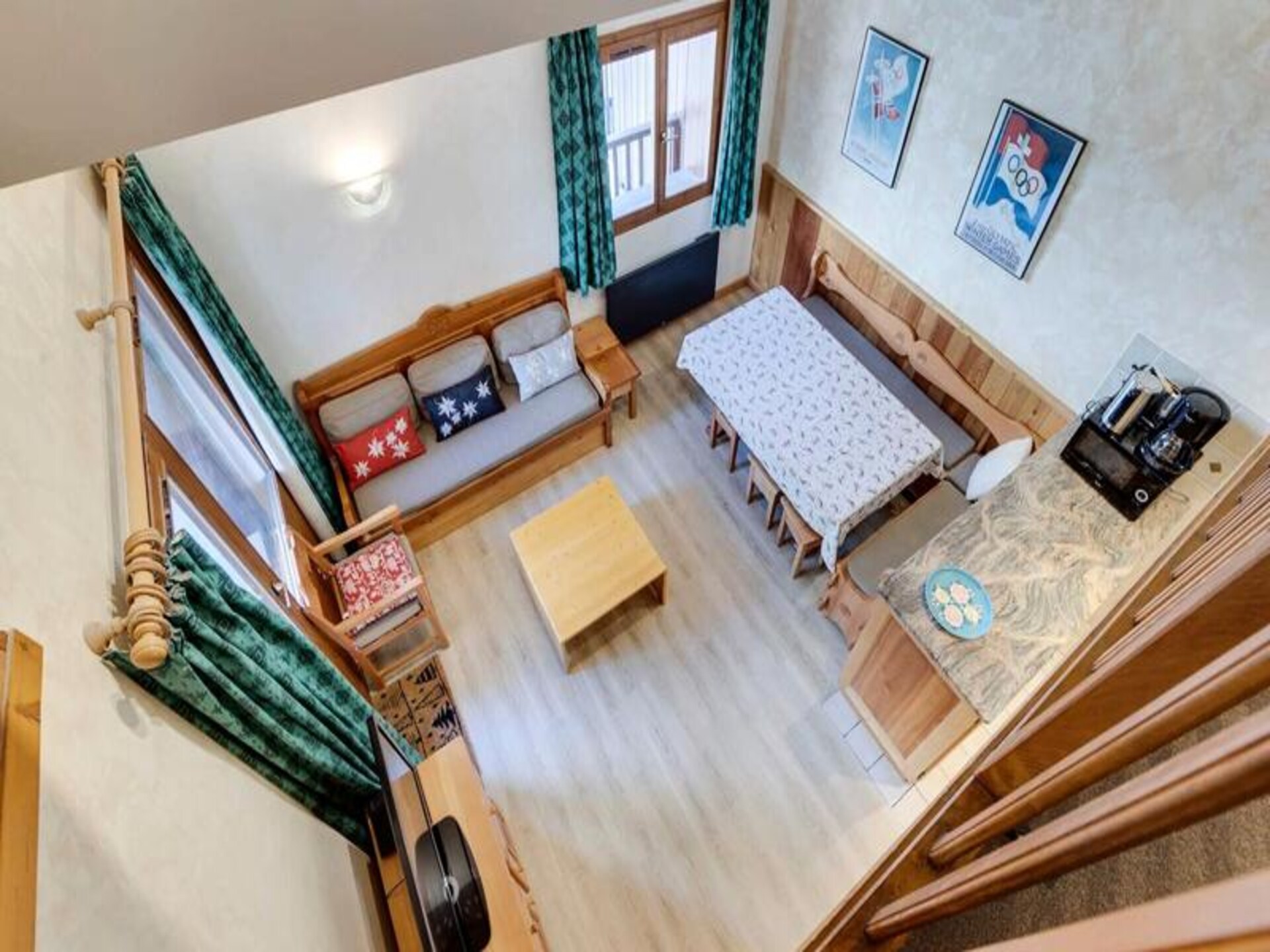 Duplexappartement direct aan de piste in Val d'Isère voor 8 personen - foto 8