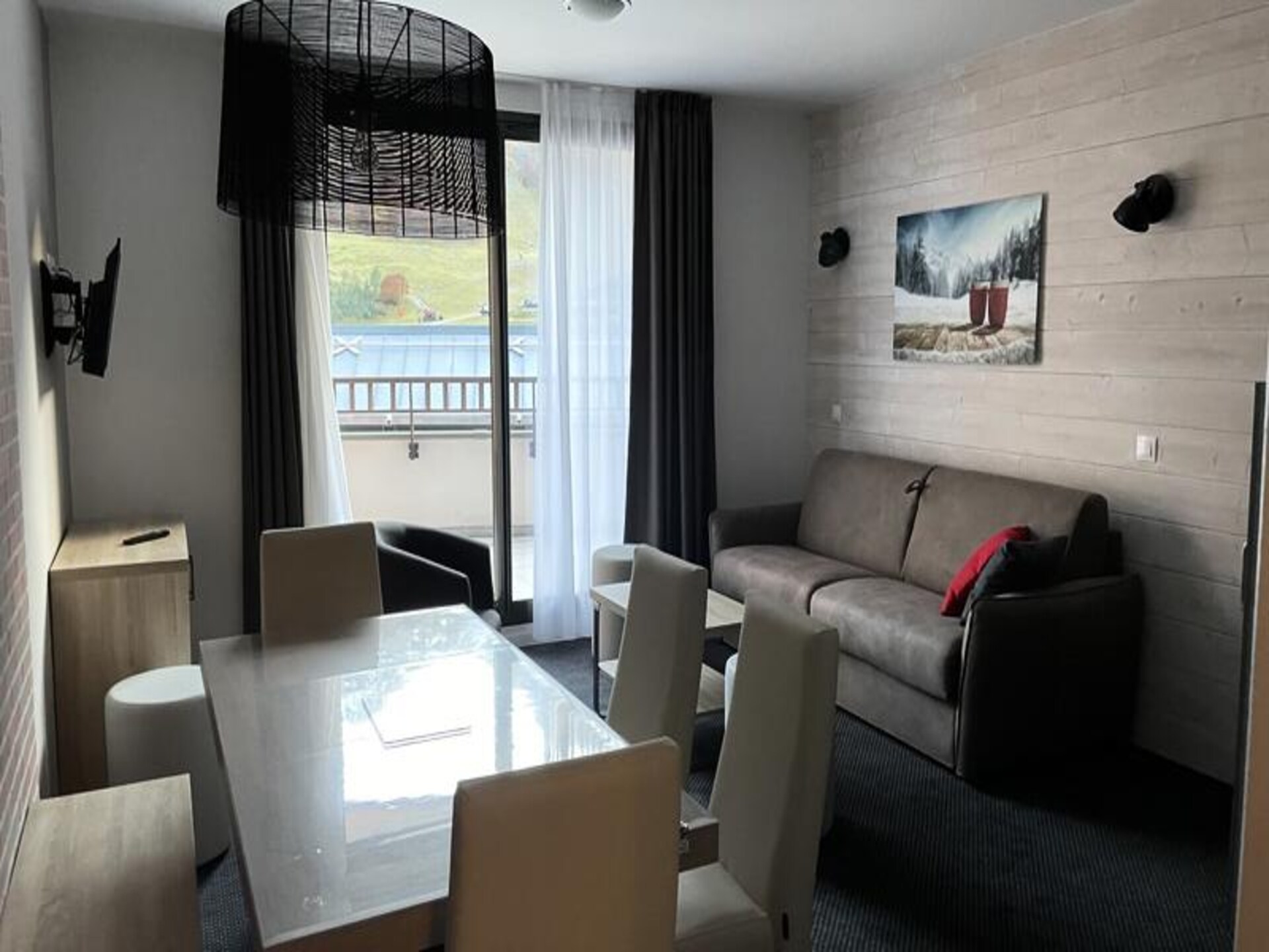Appartement 50m² op de piste in Les Eaux-Bonnes met zwembad, 7 personen - foto 12