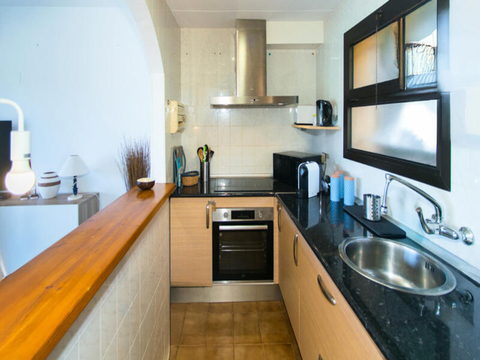 Zonovergoten appartement met zeezicht en balkon in Roses - foto 5