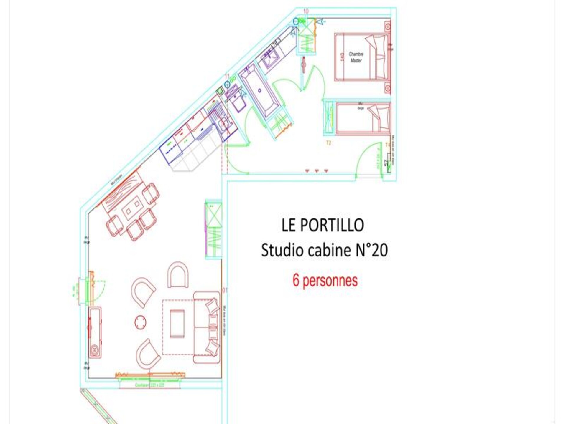 Appartement 6 personen aan de piste in Eaux-Bonnes met zwembad - foto 11