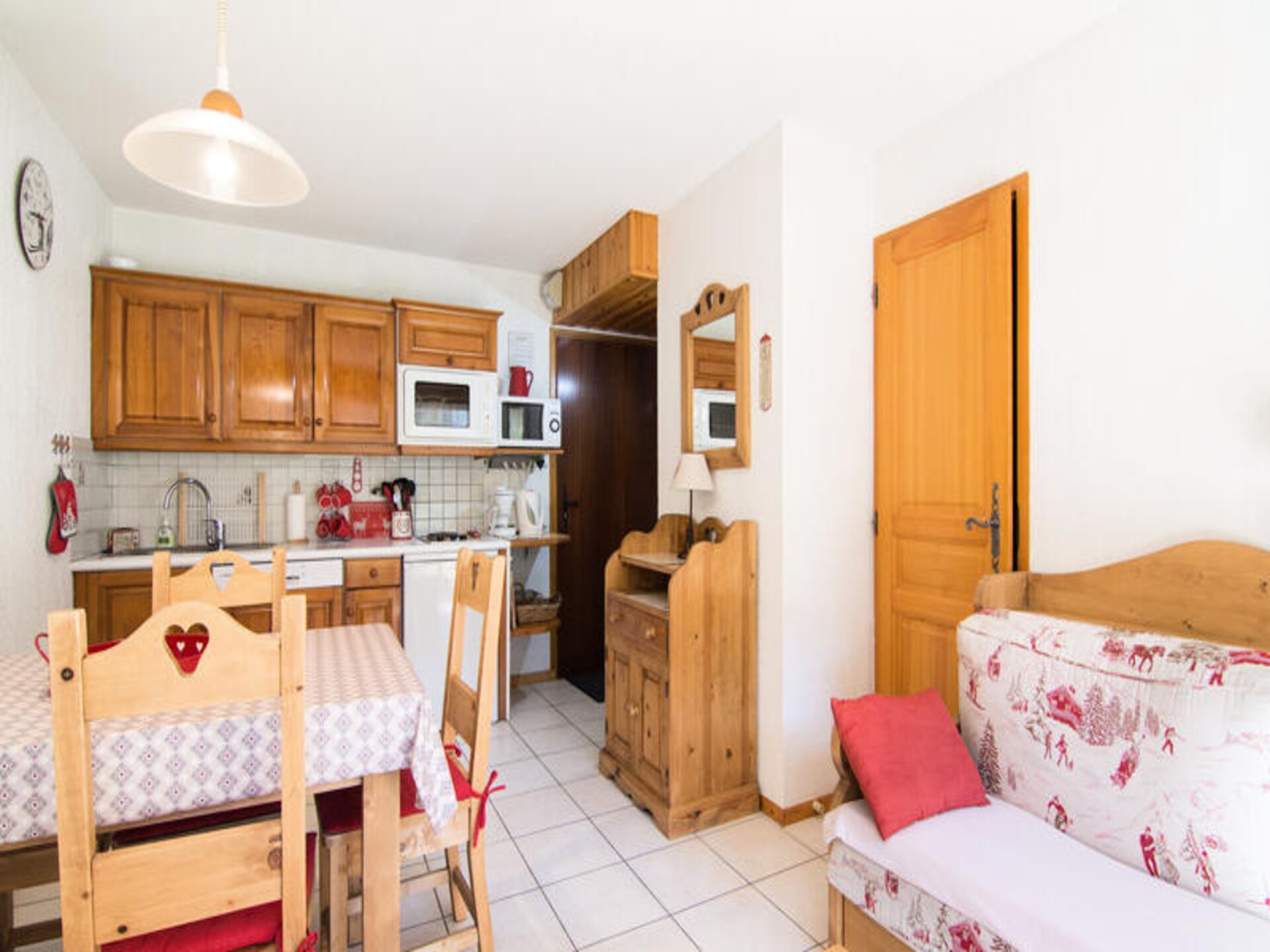 Klein maar fijn appartement in Valloire, 150m van de Sétaz-gondellift - foto 4