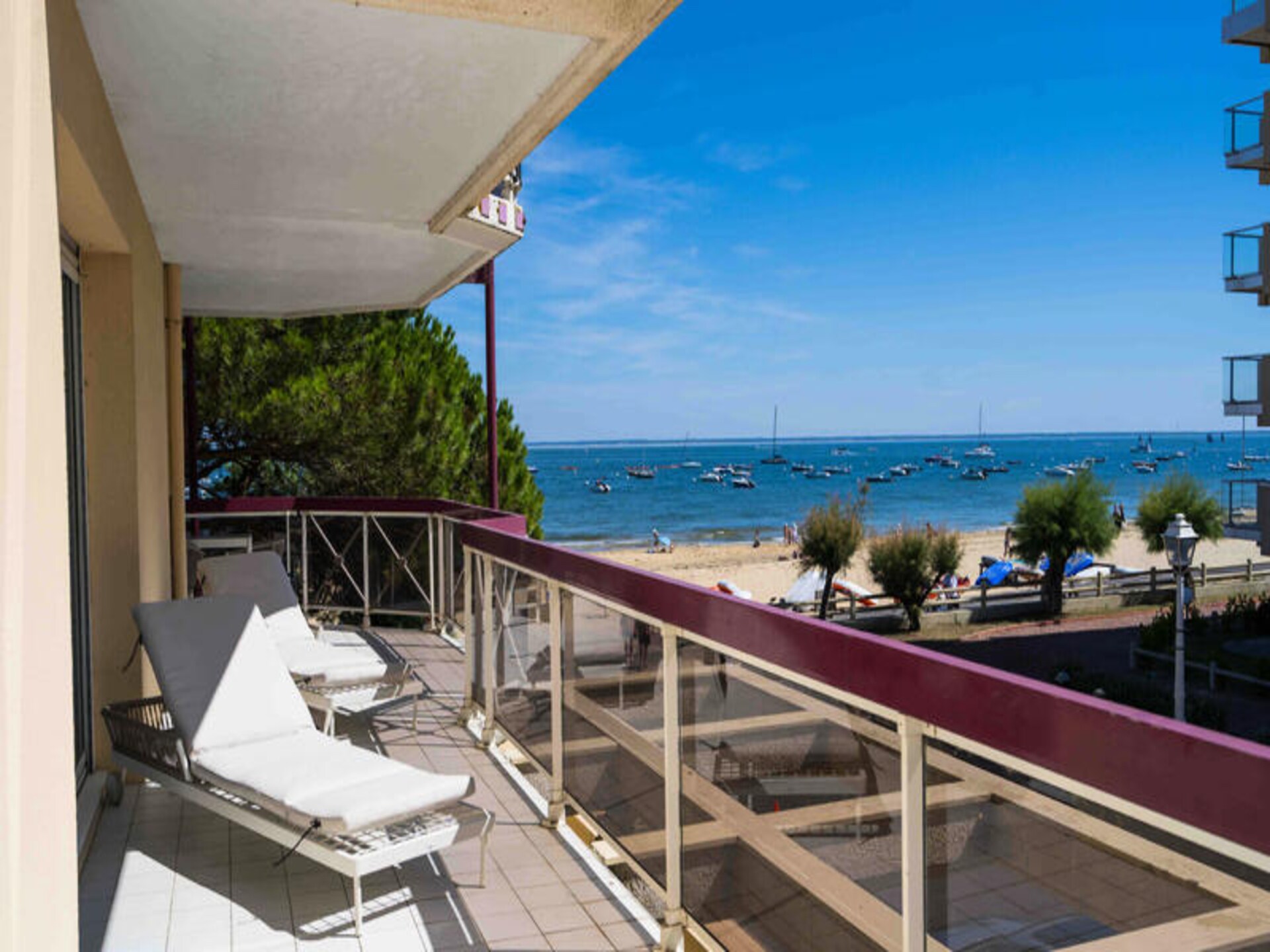 Licht appartement aan de kust van Arcachon met uitzicht op zee - foto 7