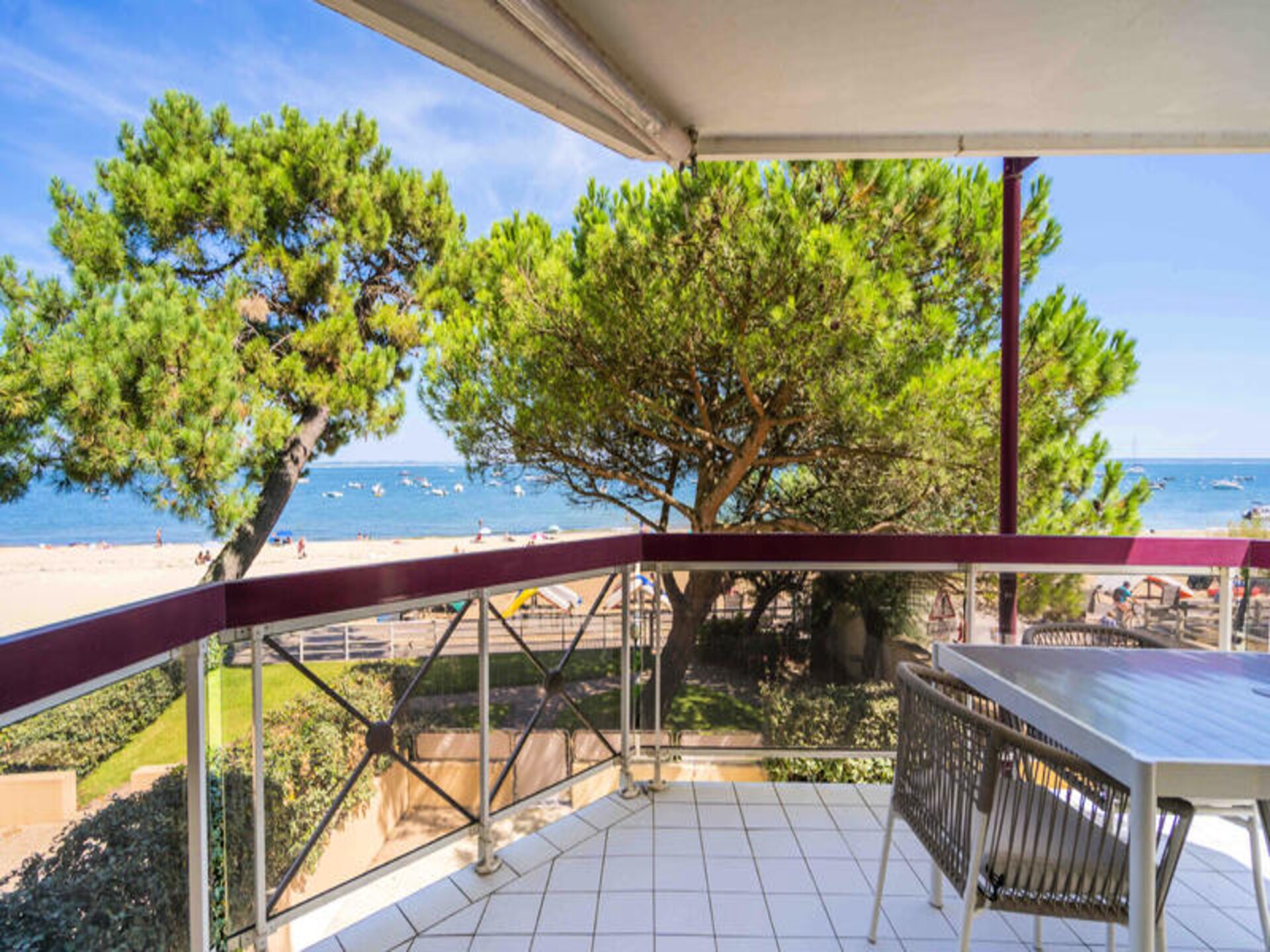 Licht appartement aan de kust van Arcachon met uitzicht op zee - foto 14