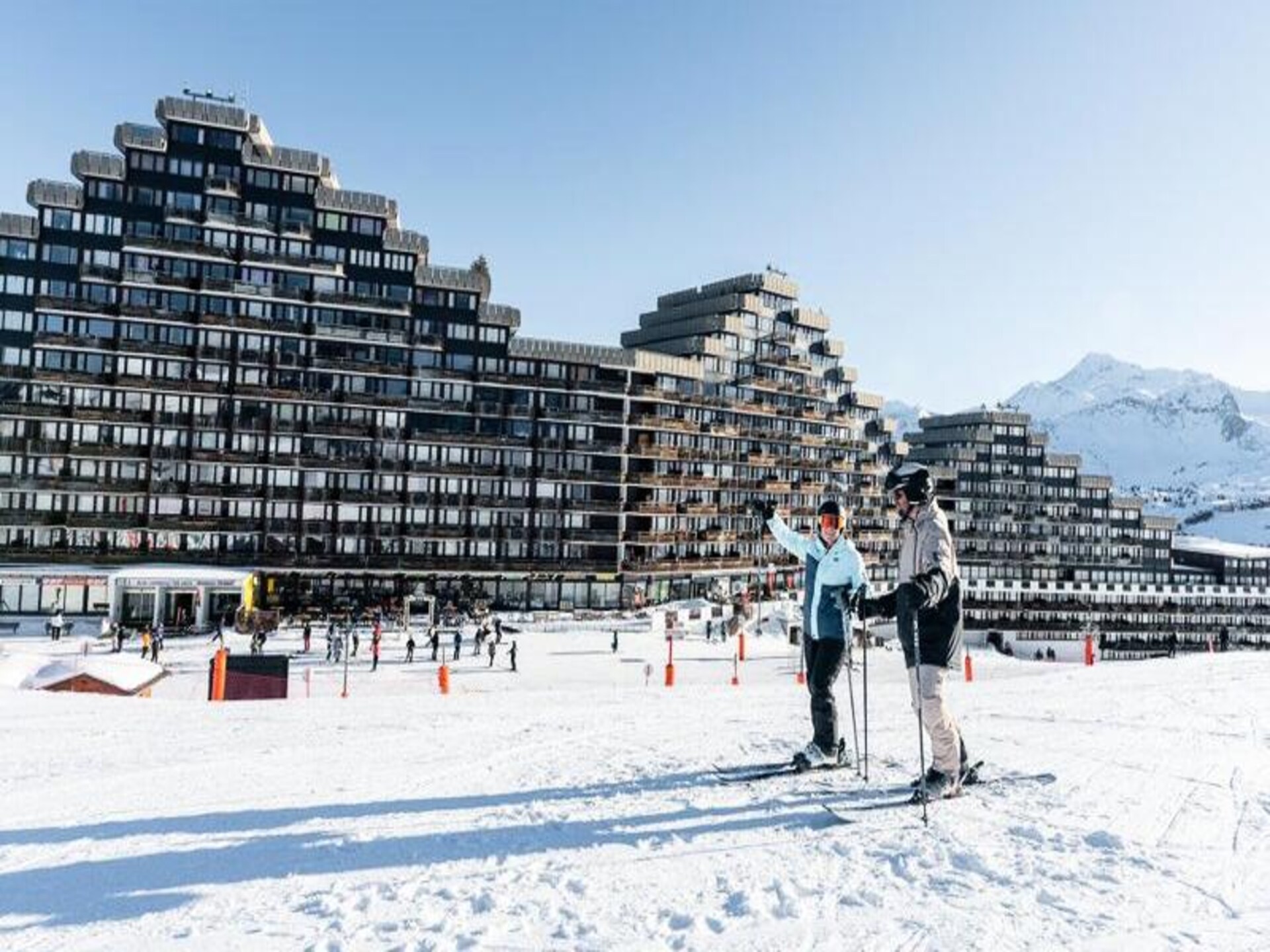 Gezellig ski-in/ski-out studio in La Plagne Aime 2000 met Mont Blanc uitzicht - foto 13