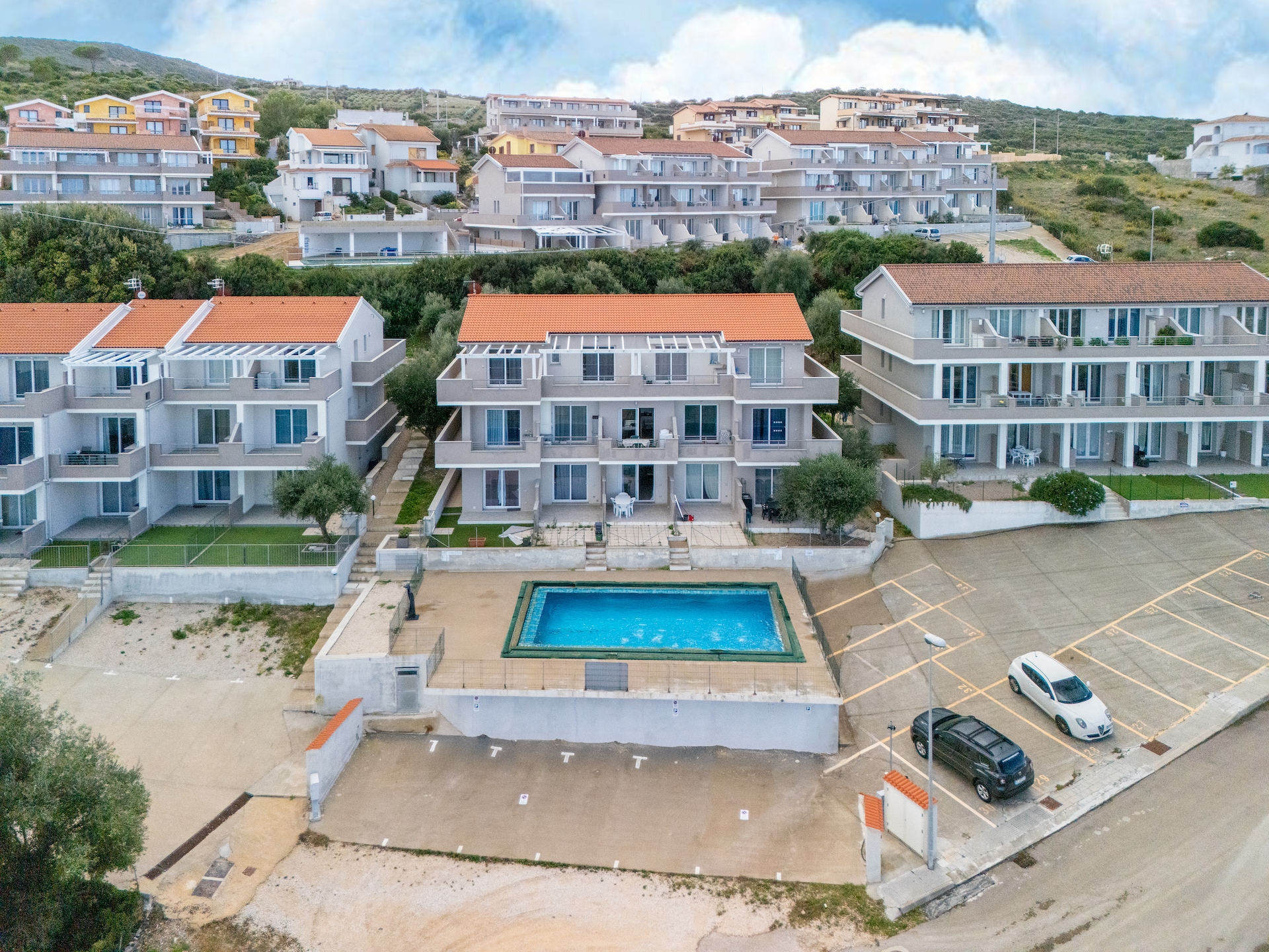 Modern appartement Li Russi met panoramisch zwembad en zeezicht bij Castelsardo - foto 24