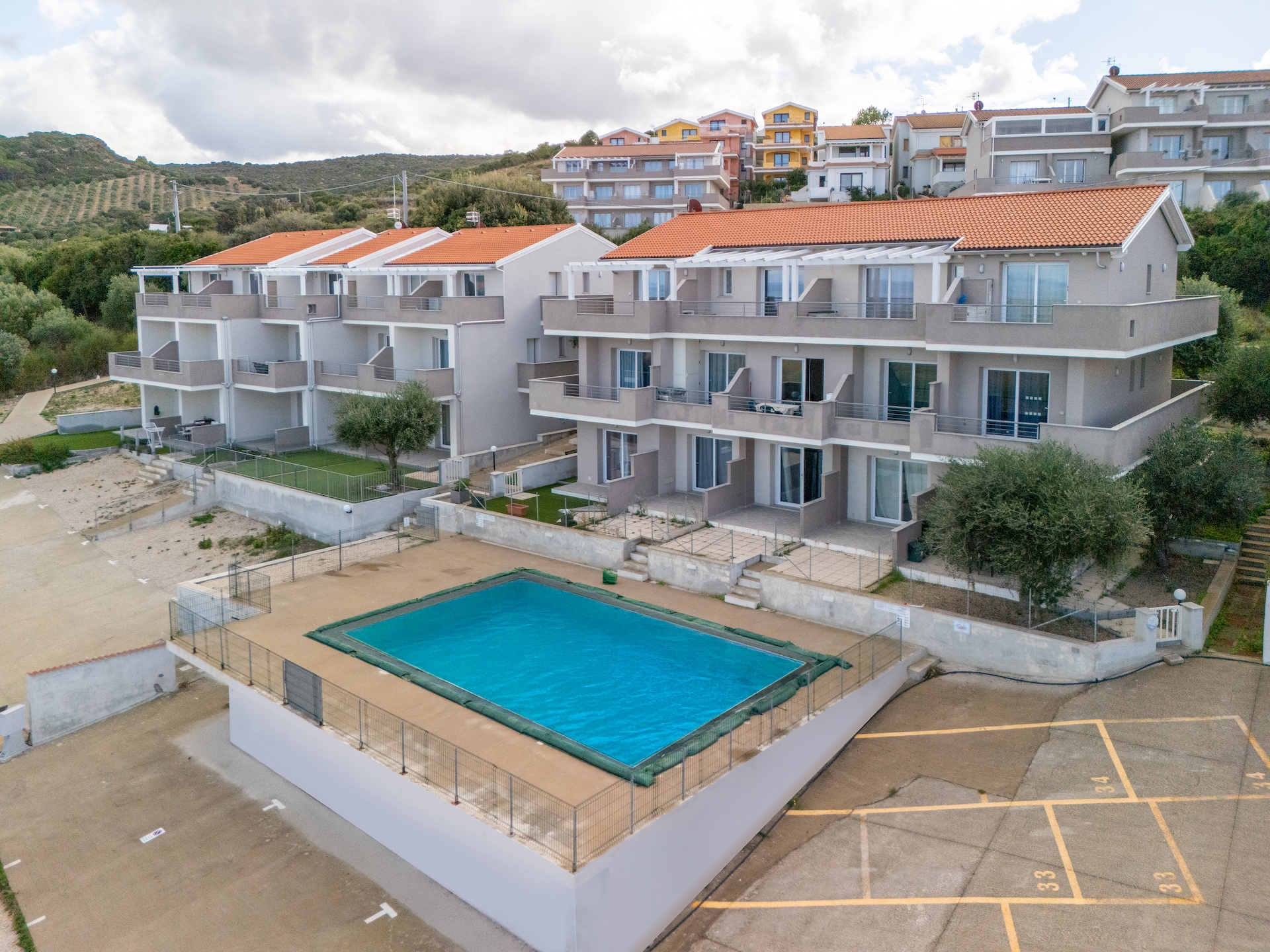 Modern appartement Li Russi met panoramisch zwembad en zeezicht bij Castelsardo - foto 2