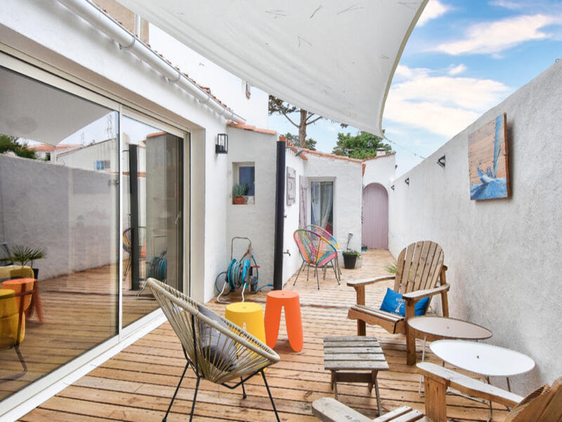 Licht appartement op 300m van strand Sables d'Or met tuin, 7 personen - foto 12