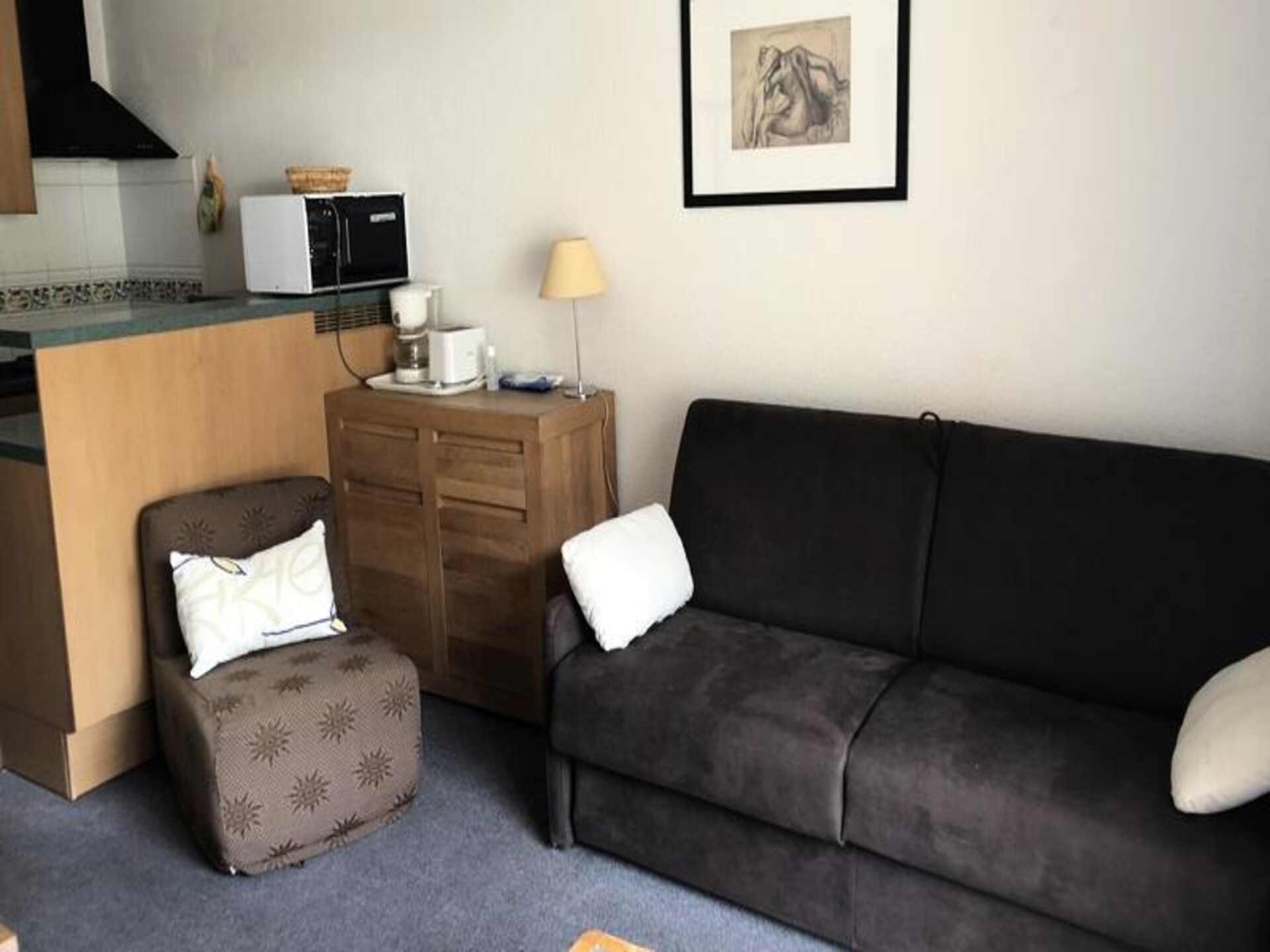 Studio vlakbij de pistes in Gourette met balkon op het zuidoosten - foto 3