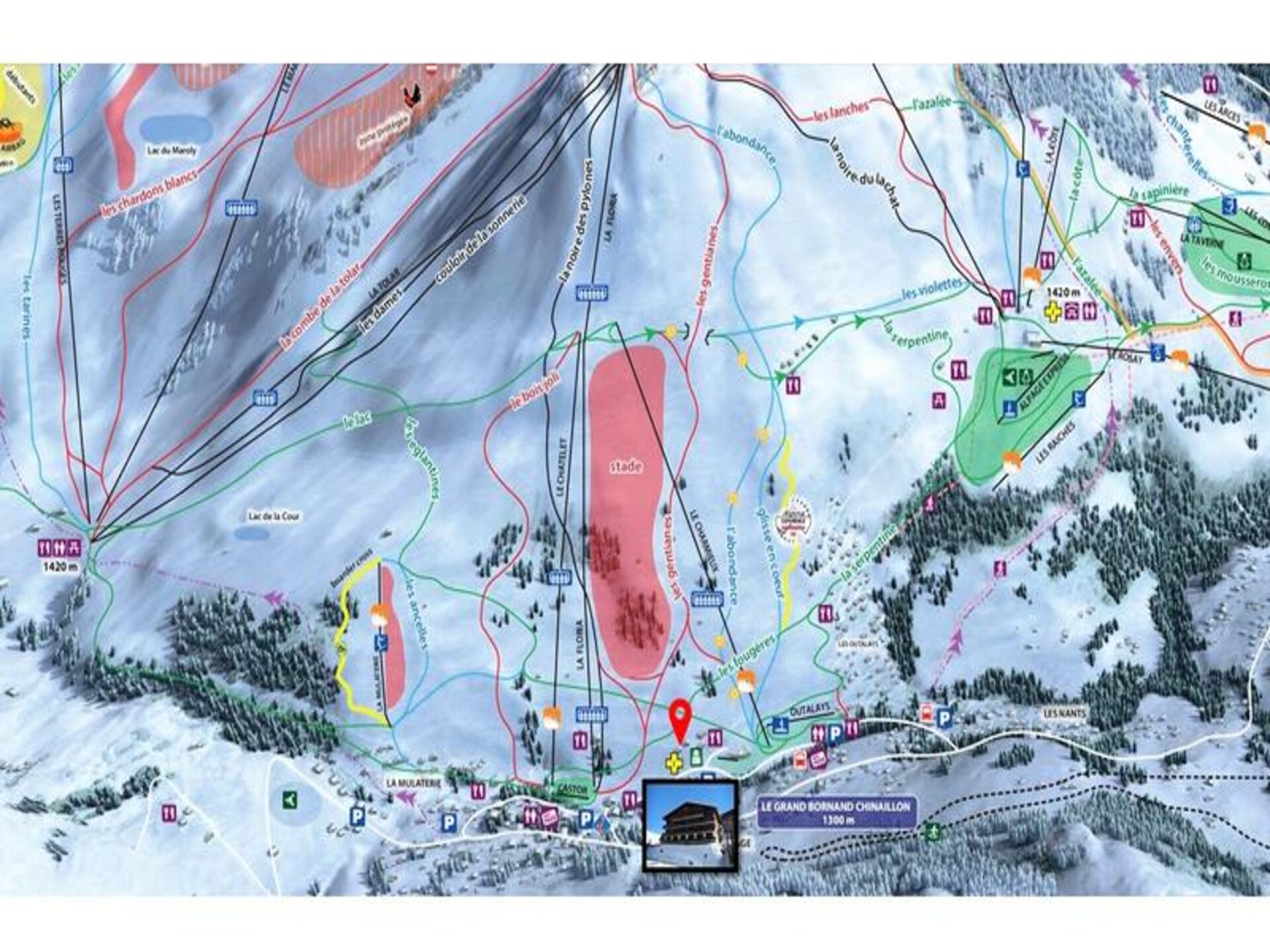 Duplexappartement op de piste in Le Grand-Bornand voor 8 personen - foto 20