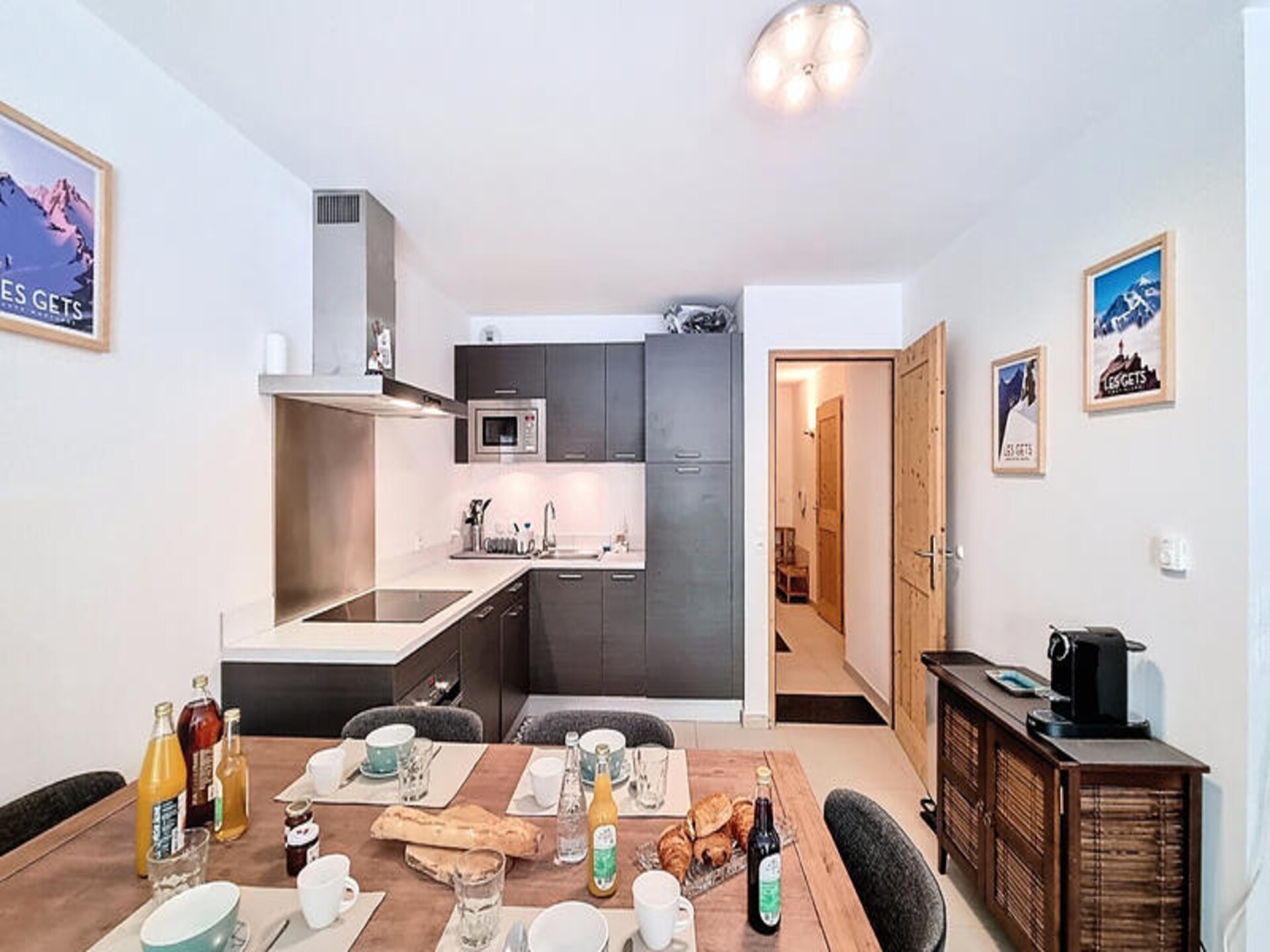 Licht appartement in Les Gets met balkon, vlakbij de piste - foto 8