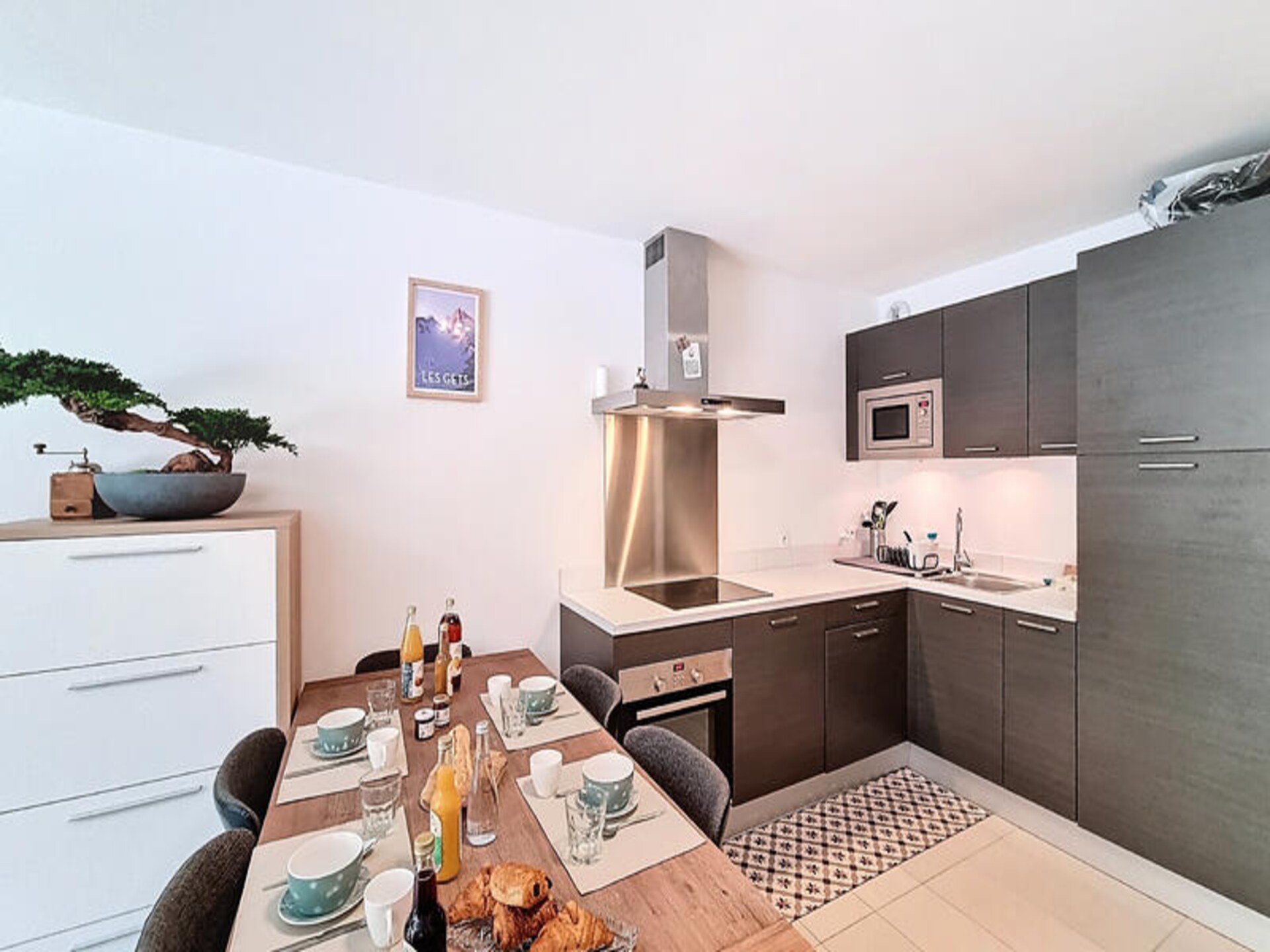 Licht appartement in Les Gets met balkon, vlakbij de piste - foto 9
