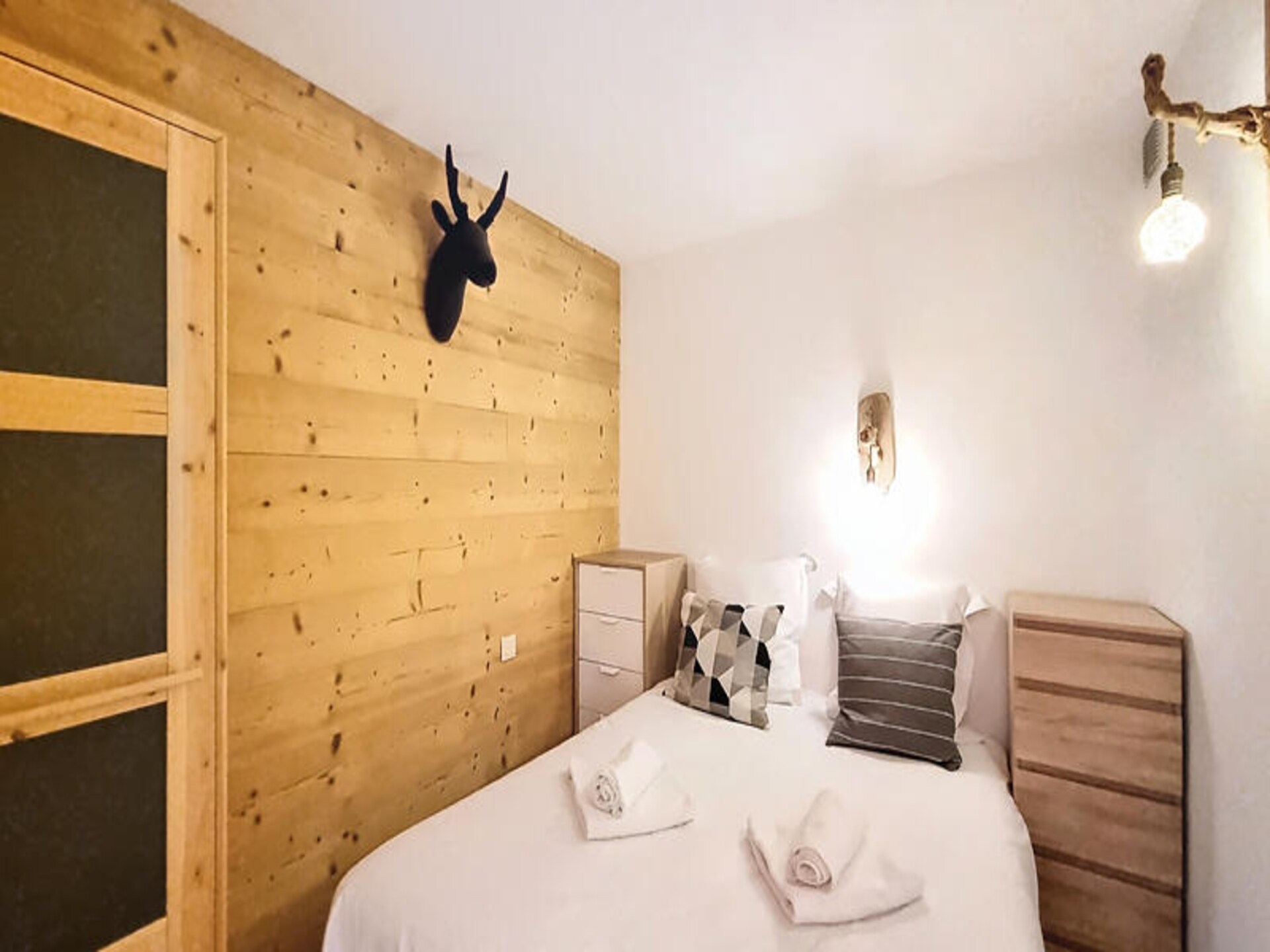Licht appartement in Les Gets met balkon, vlakbij de piste - foto 13