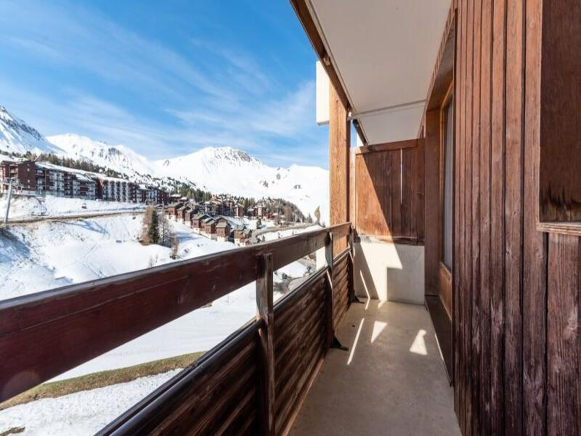 Zonnig ski-in, ski-out appartement in Plagne Soleil met uitzicht op de Alpen - foto 9
