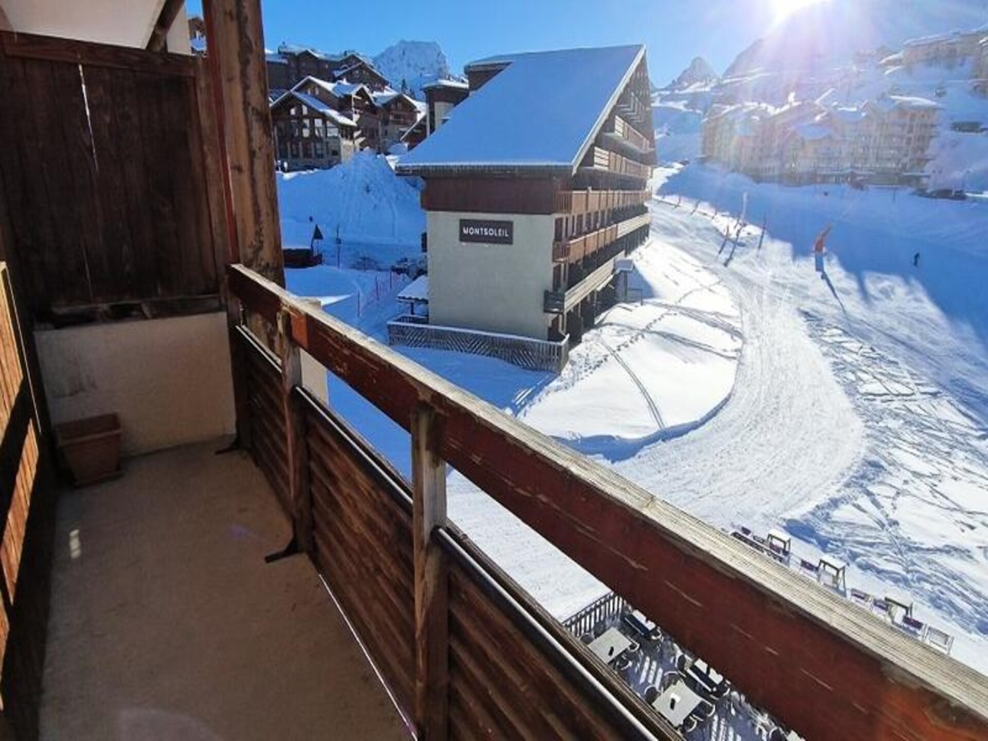 Zonnig ski-in, ski-out appartement in Plagne Soleil met uitzicht op de Alpen - foto 11