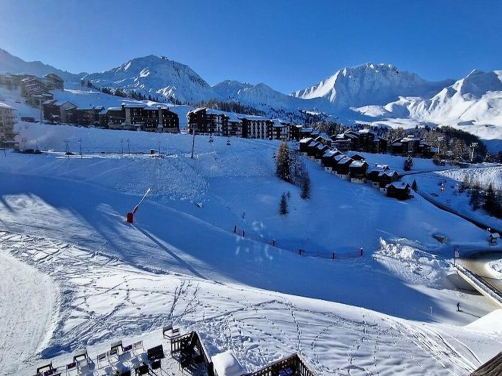 Zonnig ski-in, ski-out appartement in Plagne Soleil met uitzicht op de Alpen - foto 13