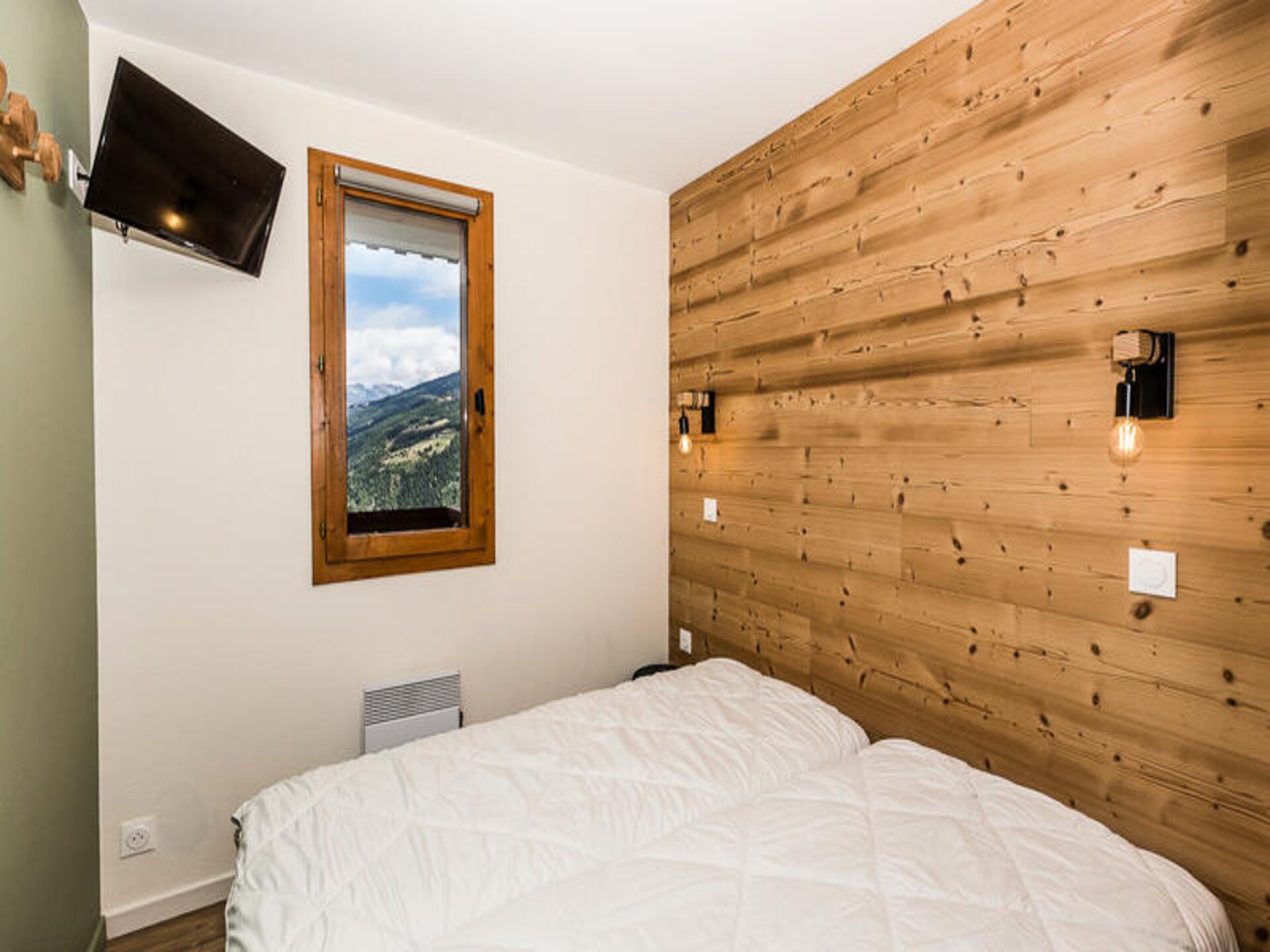 Knus appartement op de piste in La Plagne met panoramisch uitzicht op de Mont Blanc - foto 6