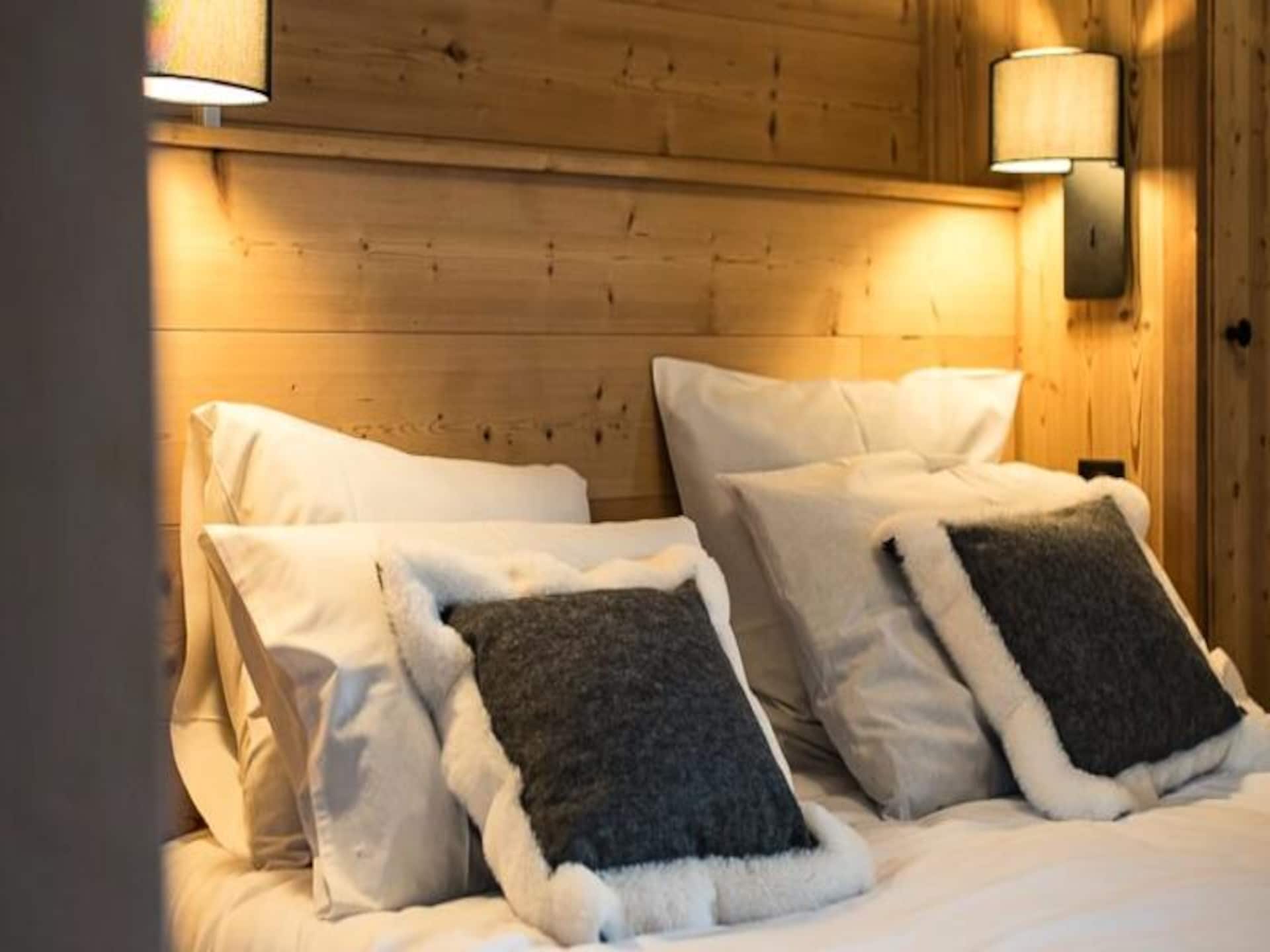 Duplex voor 10 personen in Saint-Sorlin-d'Arves met panoramisch uitzicht op de Aiguilles - foto 22