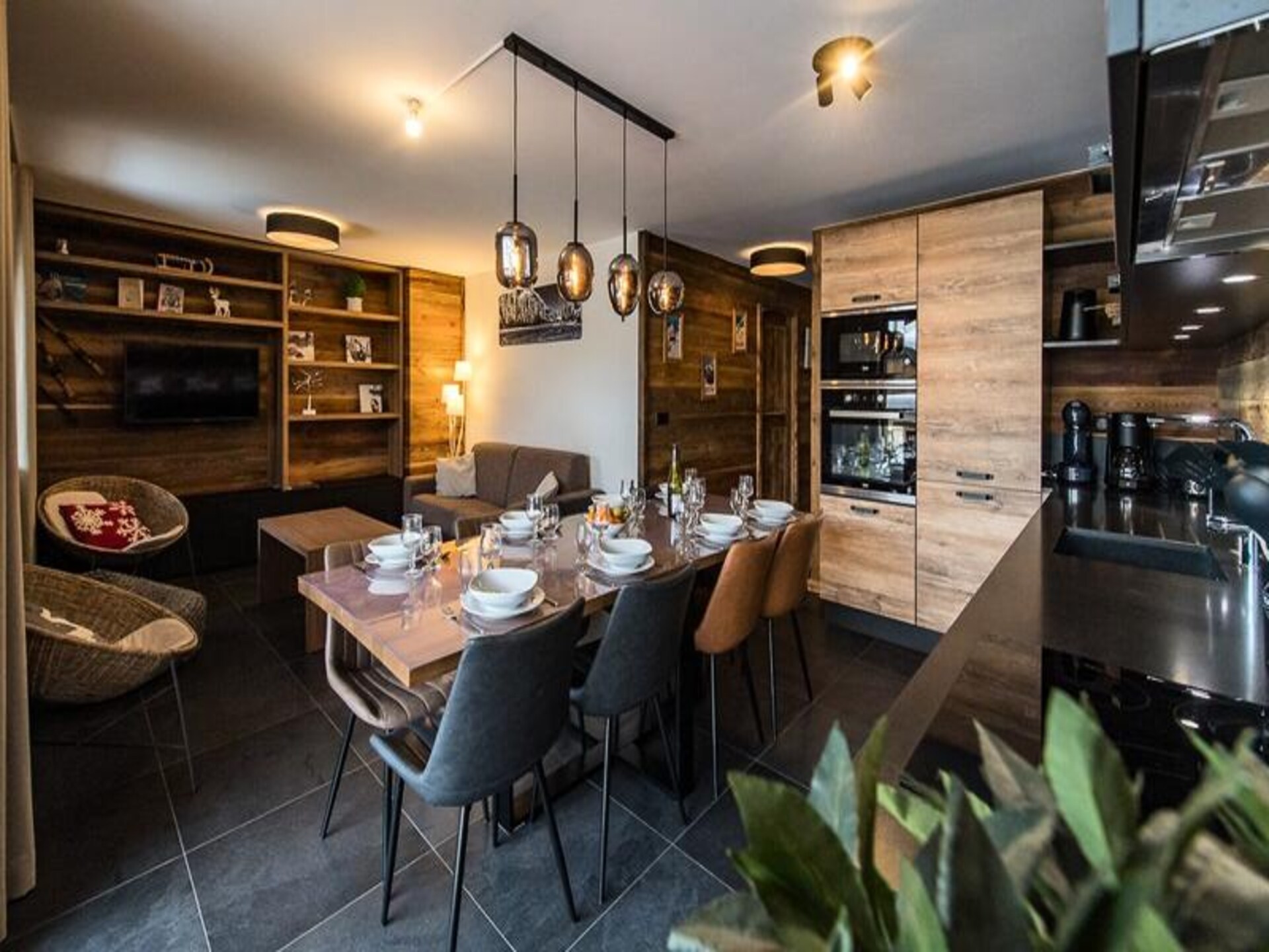 Rustiek appartement voor 8 personen met terras nabij de pistes in Saint-Sorlin-d'Arves - foto 1